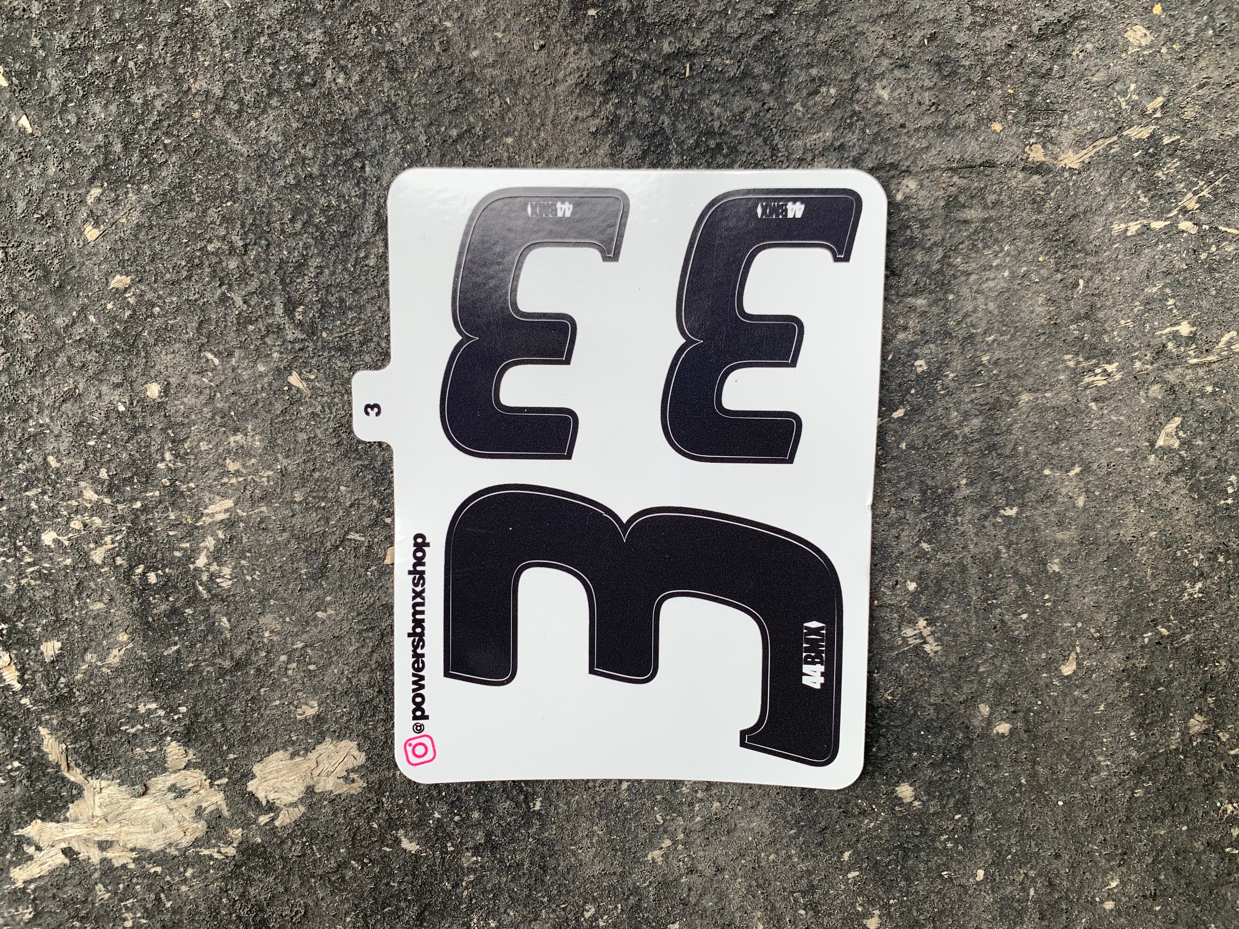 44 BMX NUMBER KIT - Image 5