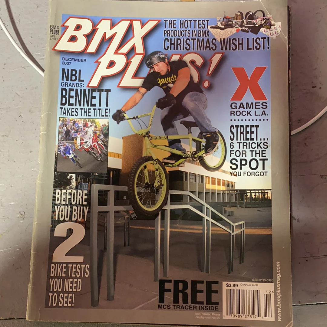 BMX plus 2007 back issue