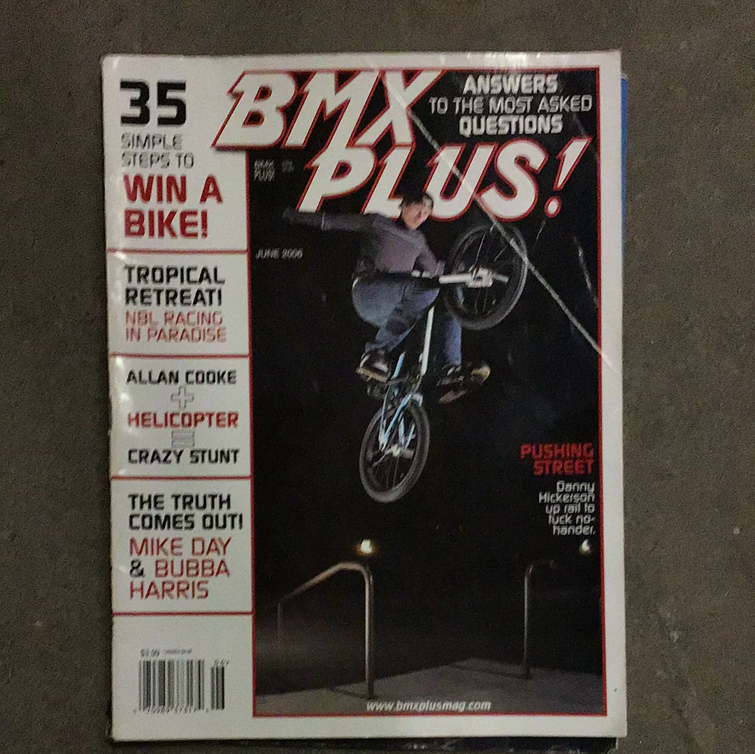 BMX plus magazine back issues 2006