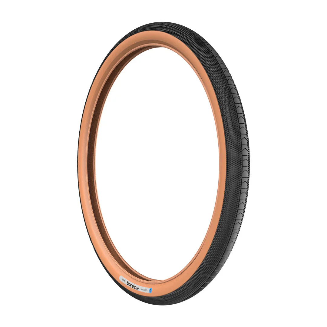 Box Three Wire Bead Tire Tan wall