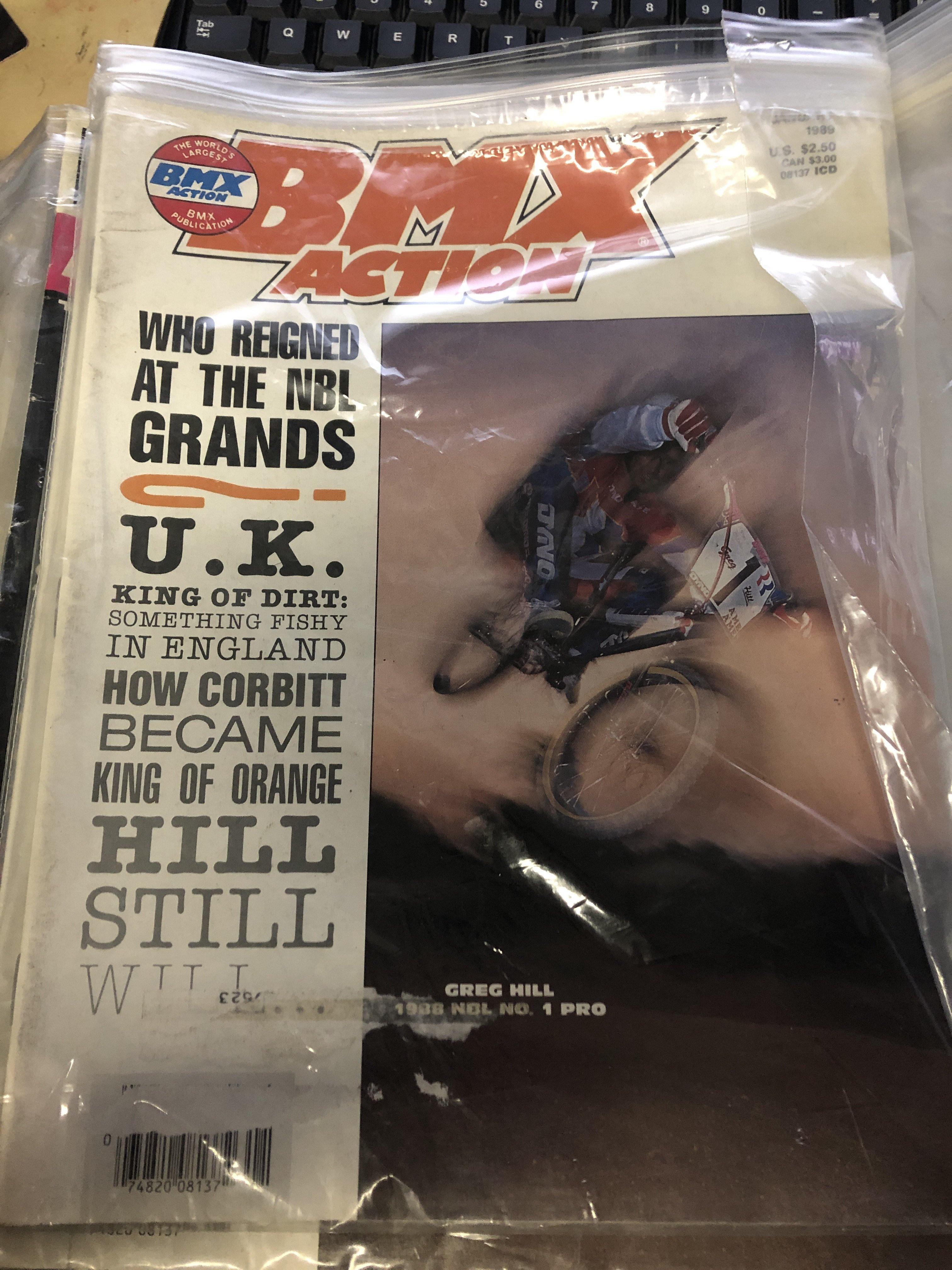 BMX Action magazine back issues 1989