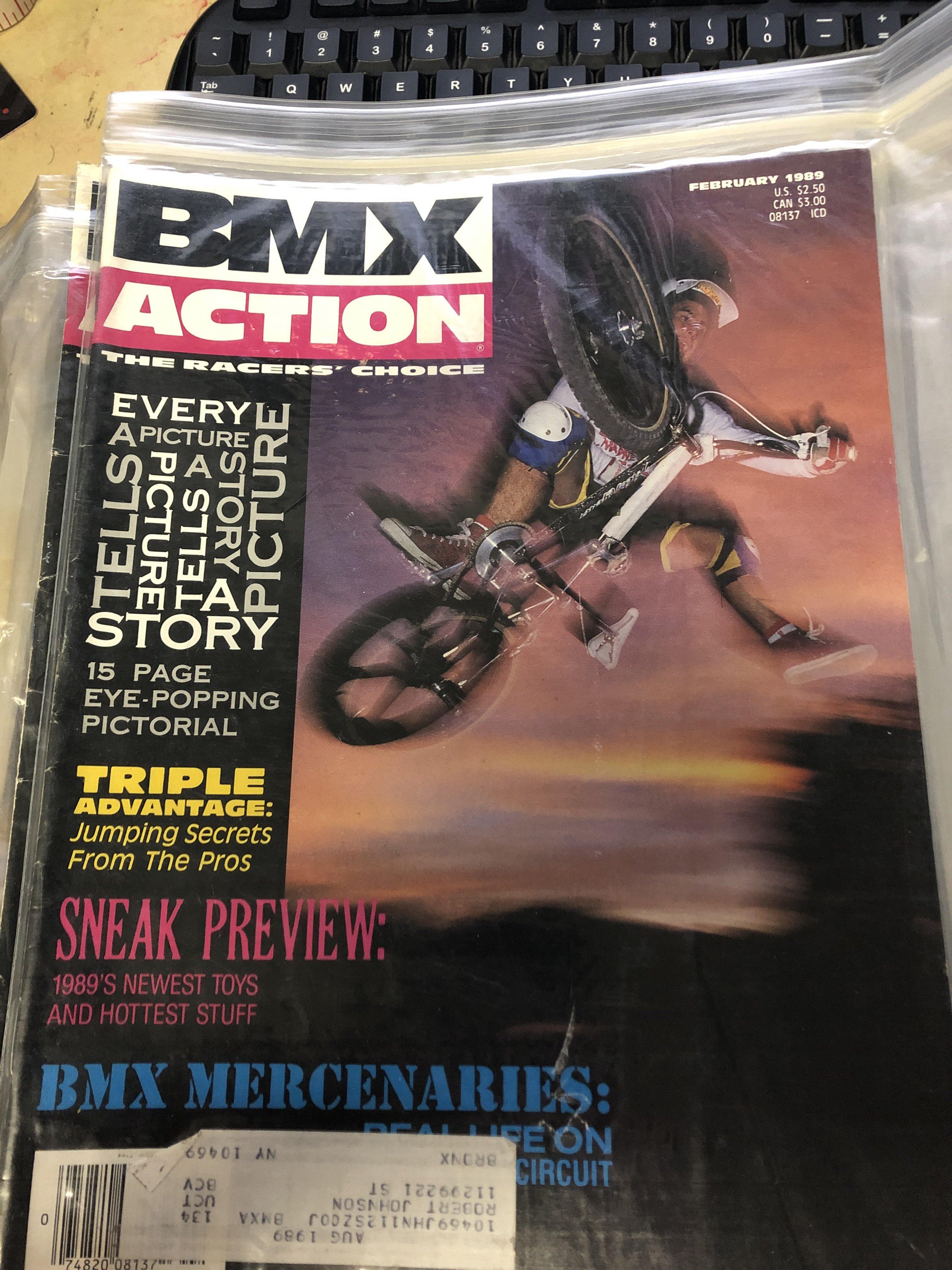 BMX Action magazine back issues 1989 - Image 2