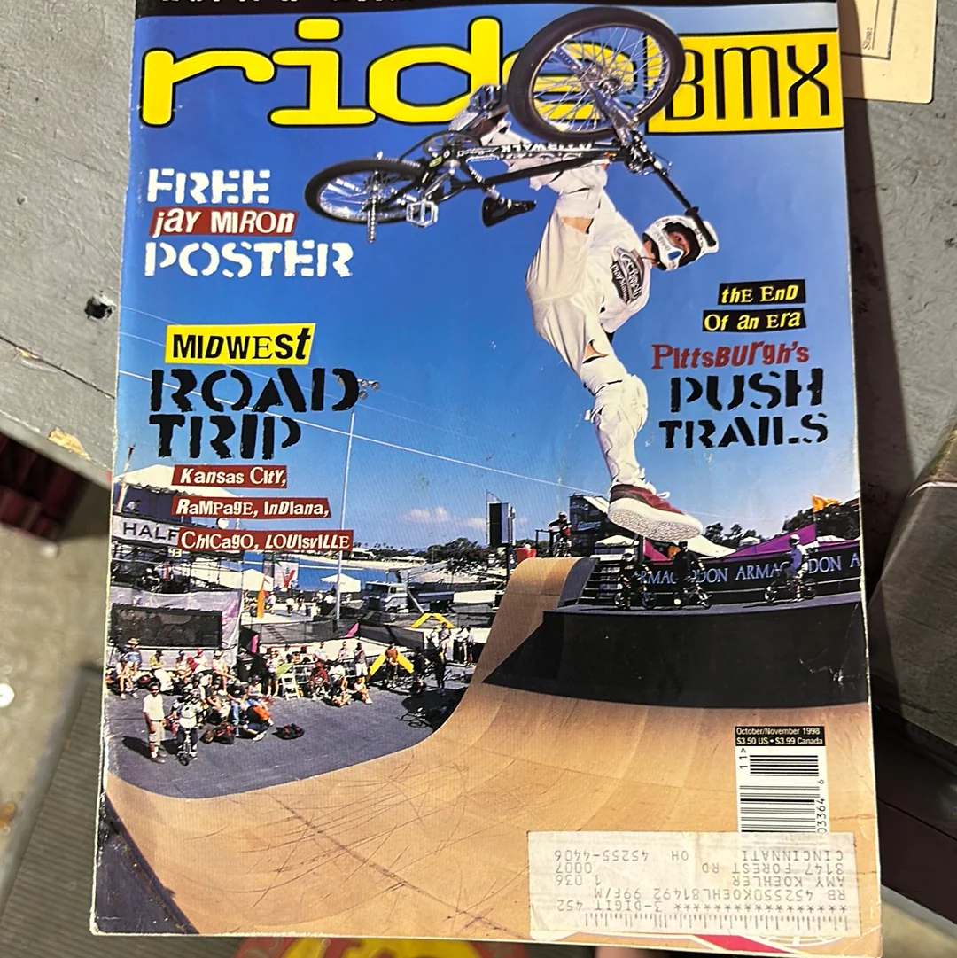 Ride BMX Magazine back issue 1998 - Image 5