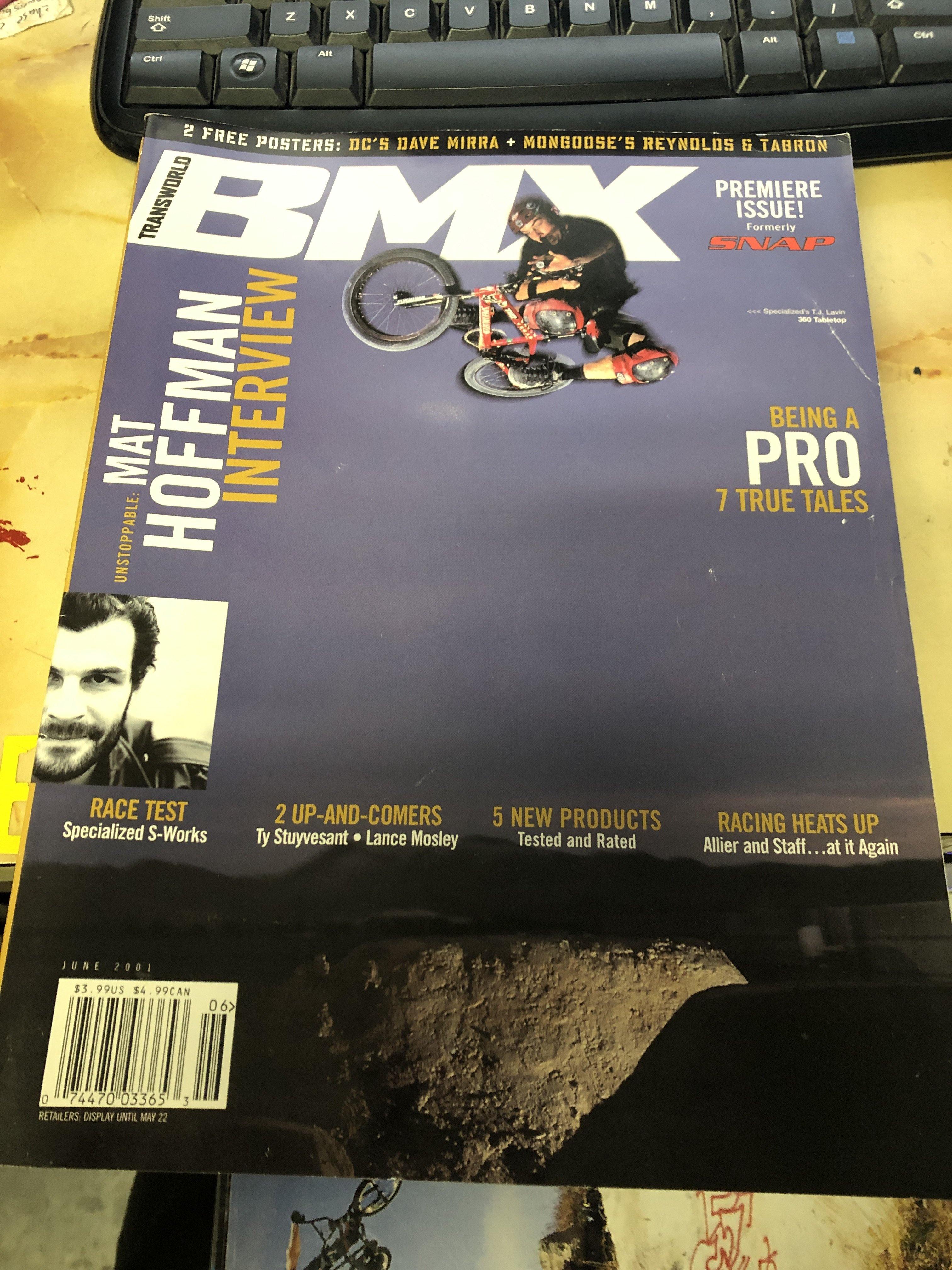 Transworld bmx magazine back issues 2001