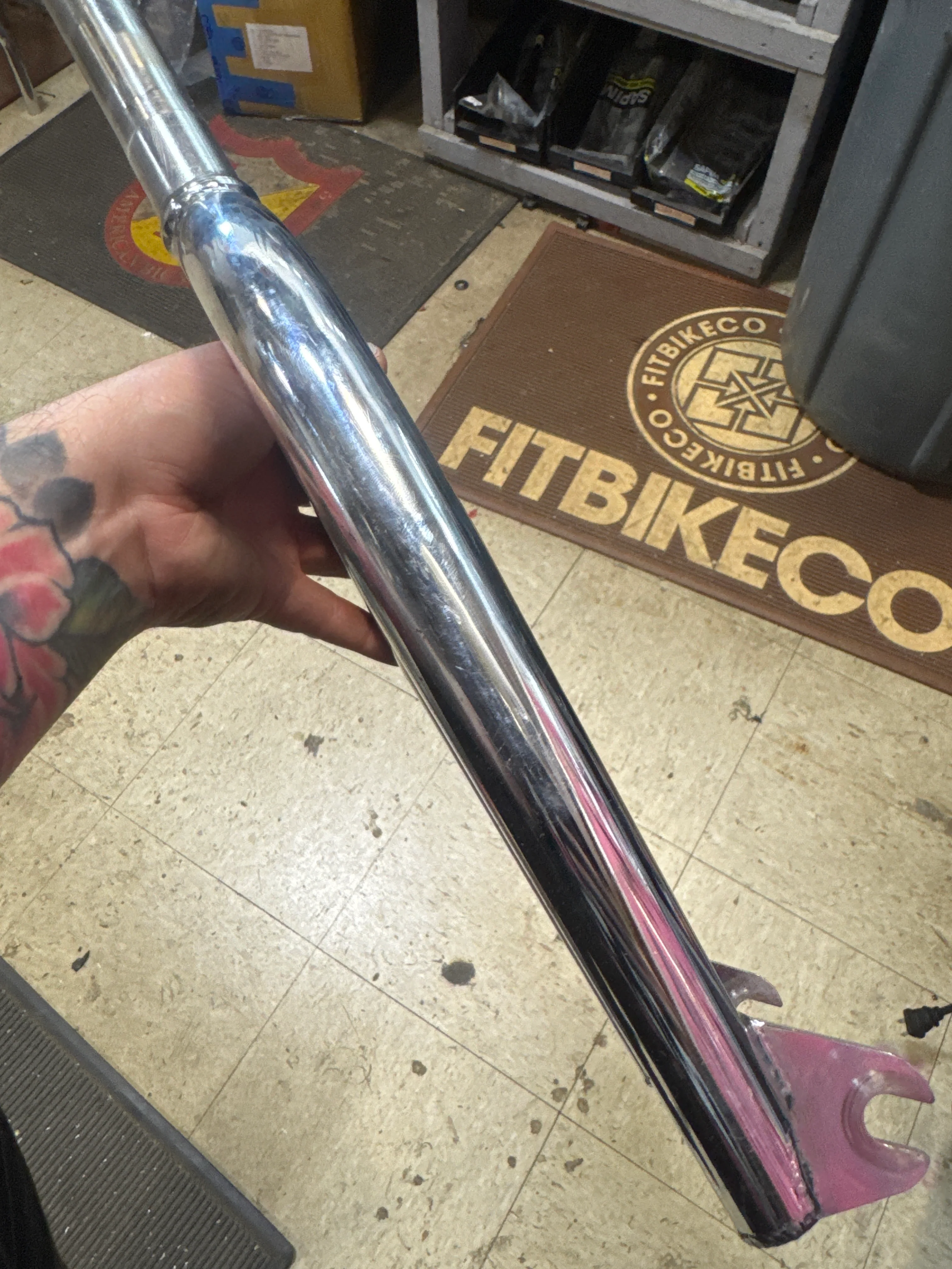 Cult sect 28m chrome fork - Image 2