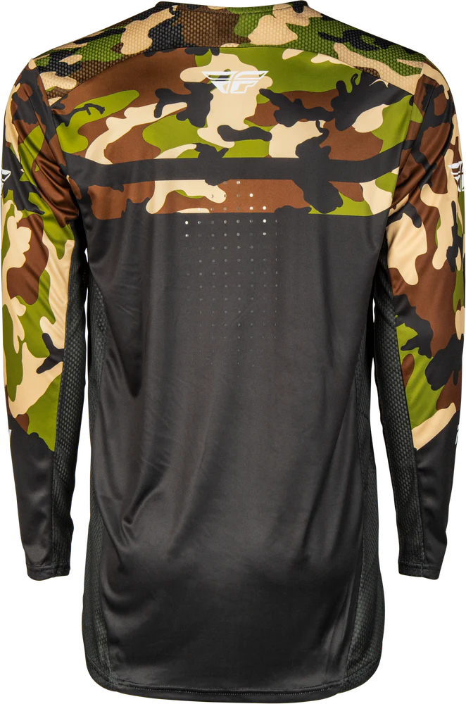 FLY RACING ADULT RAYCE BICYCLE JERSEY BLACK/CAMO - Image 2