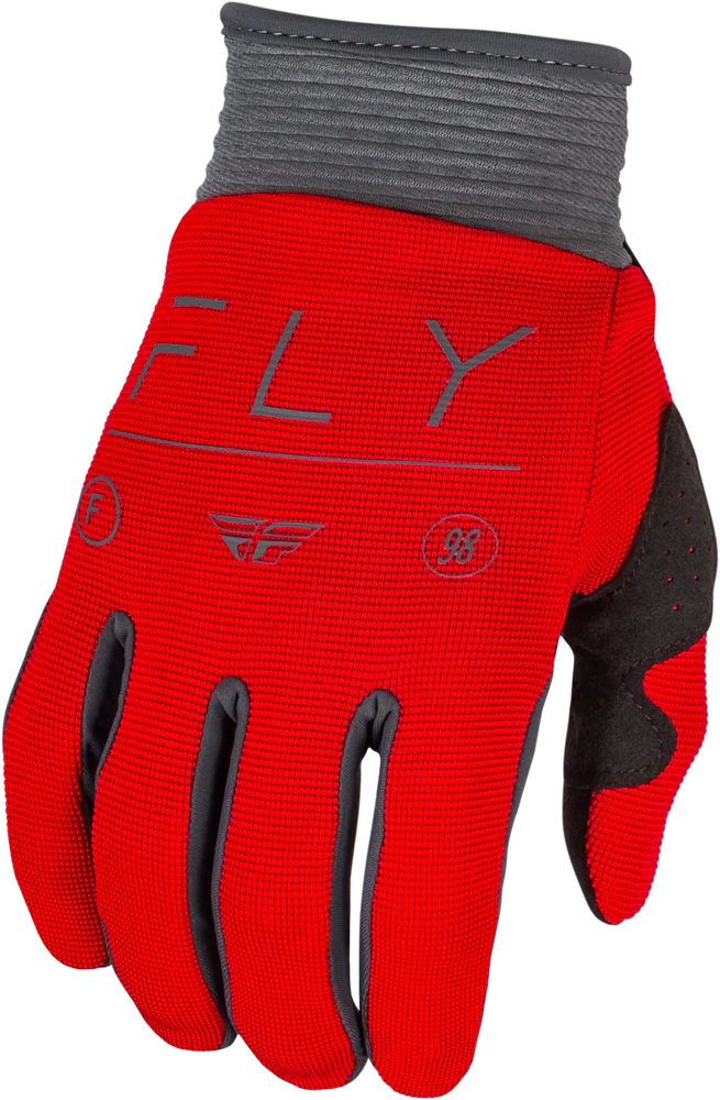 FLY RACING YOUTH F-16 GLOVES RED/CHARCOAL/WHITE