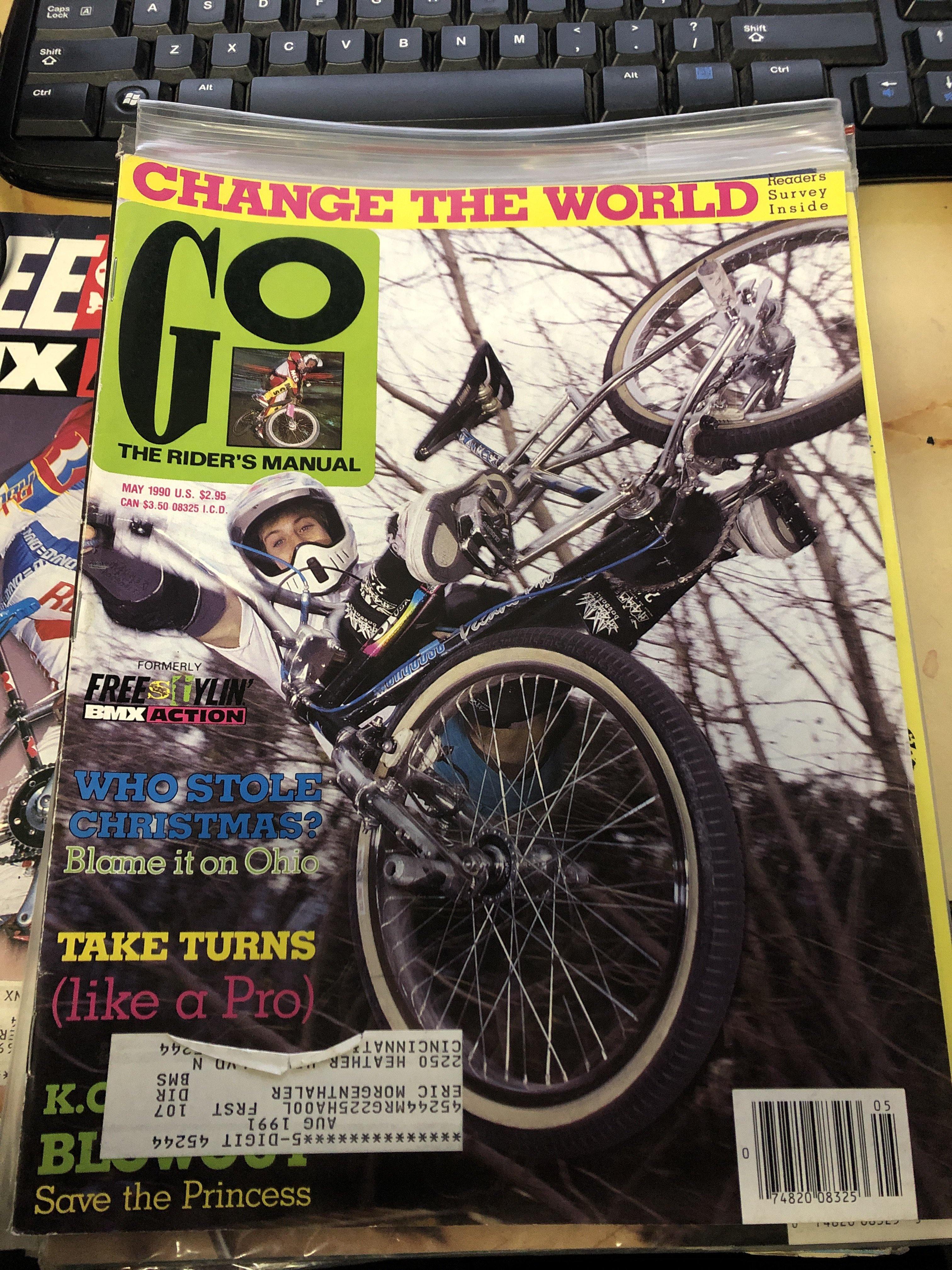 Go bmx magazine 1990 back issues