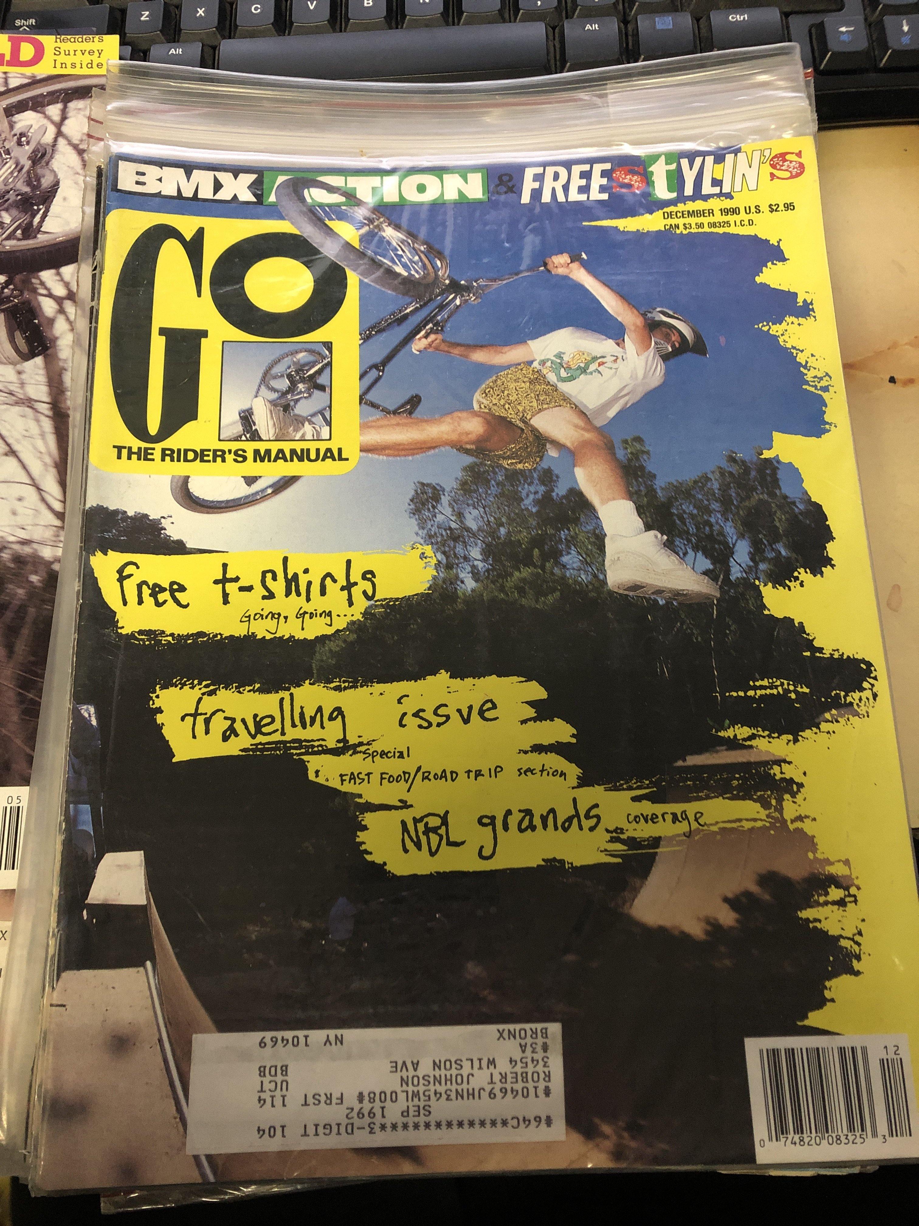 Go bmx magazine 1990 back issues - Image 2