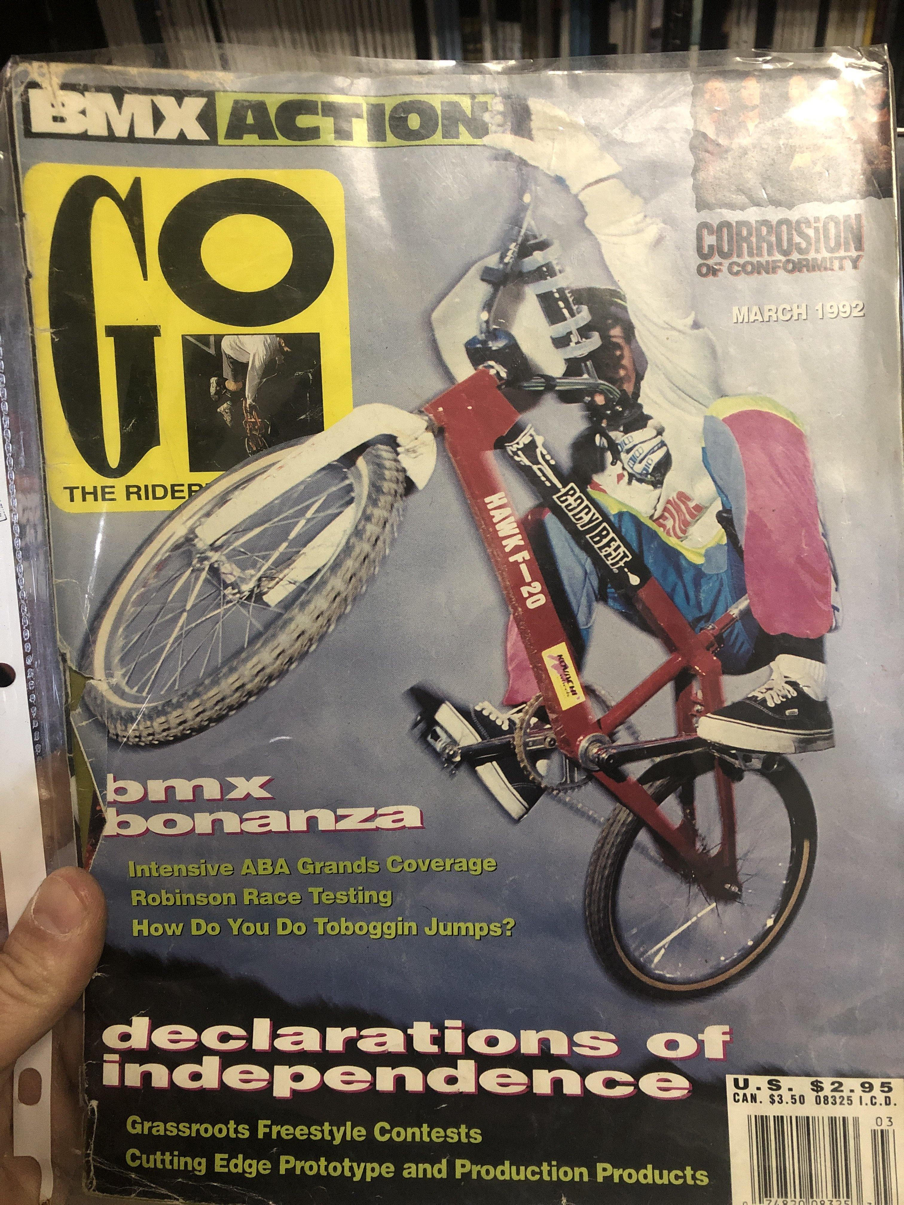 Go bmx magazine 1992 back issues