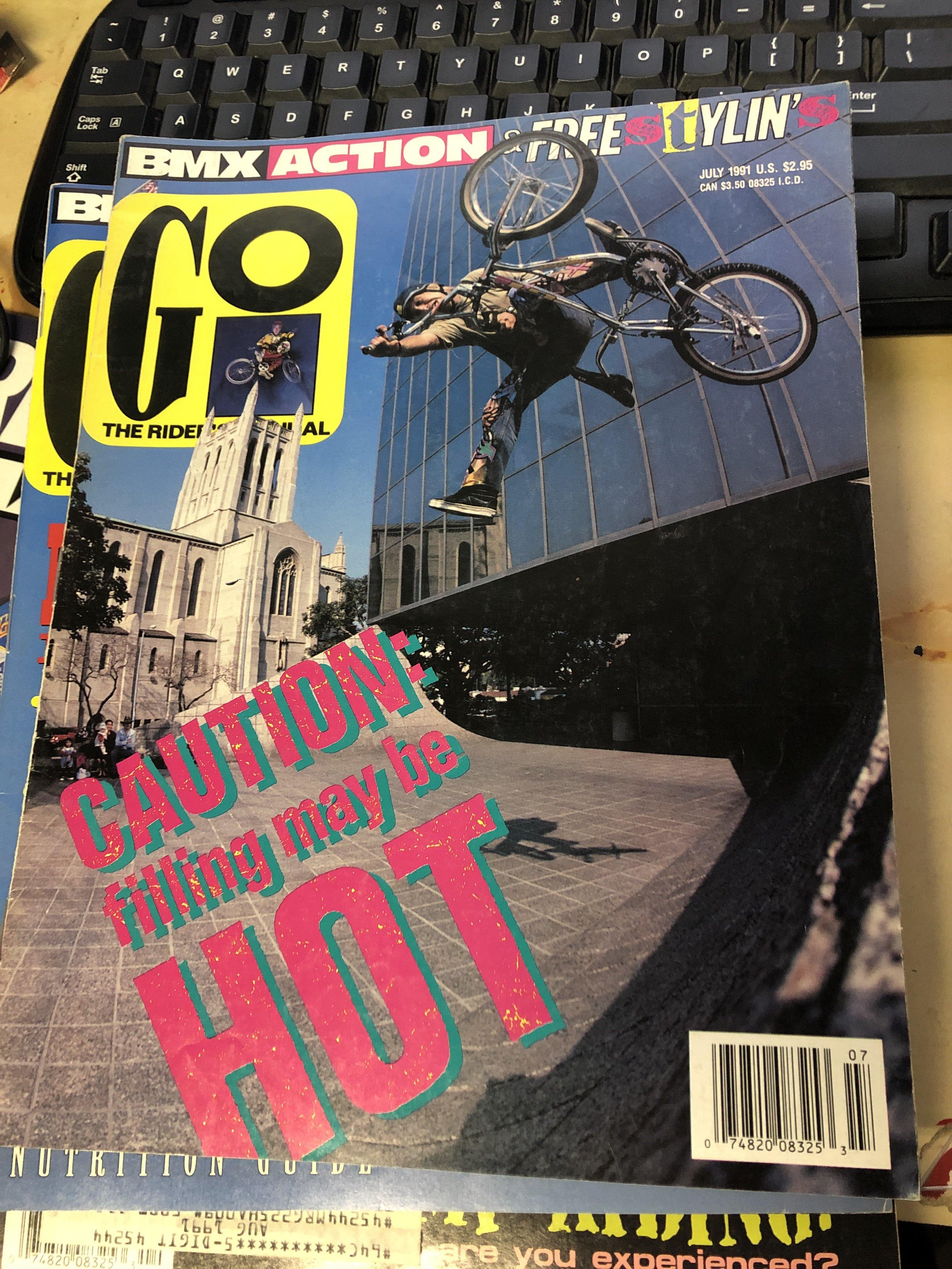 GO BMX Magazine 1991 back issues - Image 10