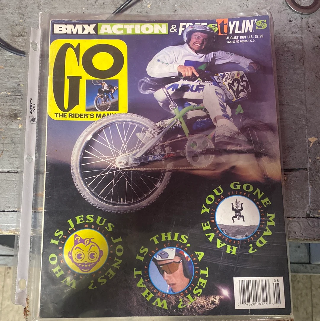 GO BMX Magazine 1991 back issues - Image 12