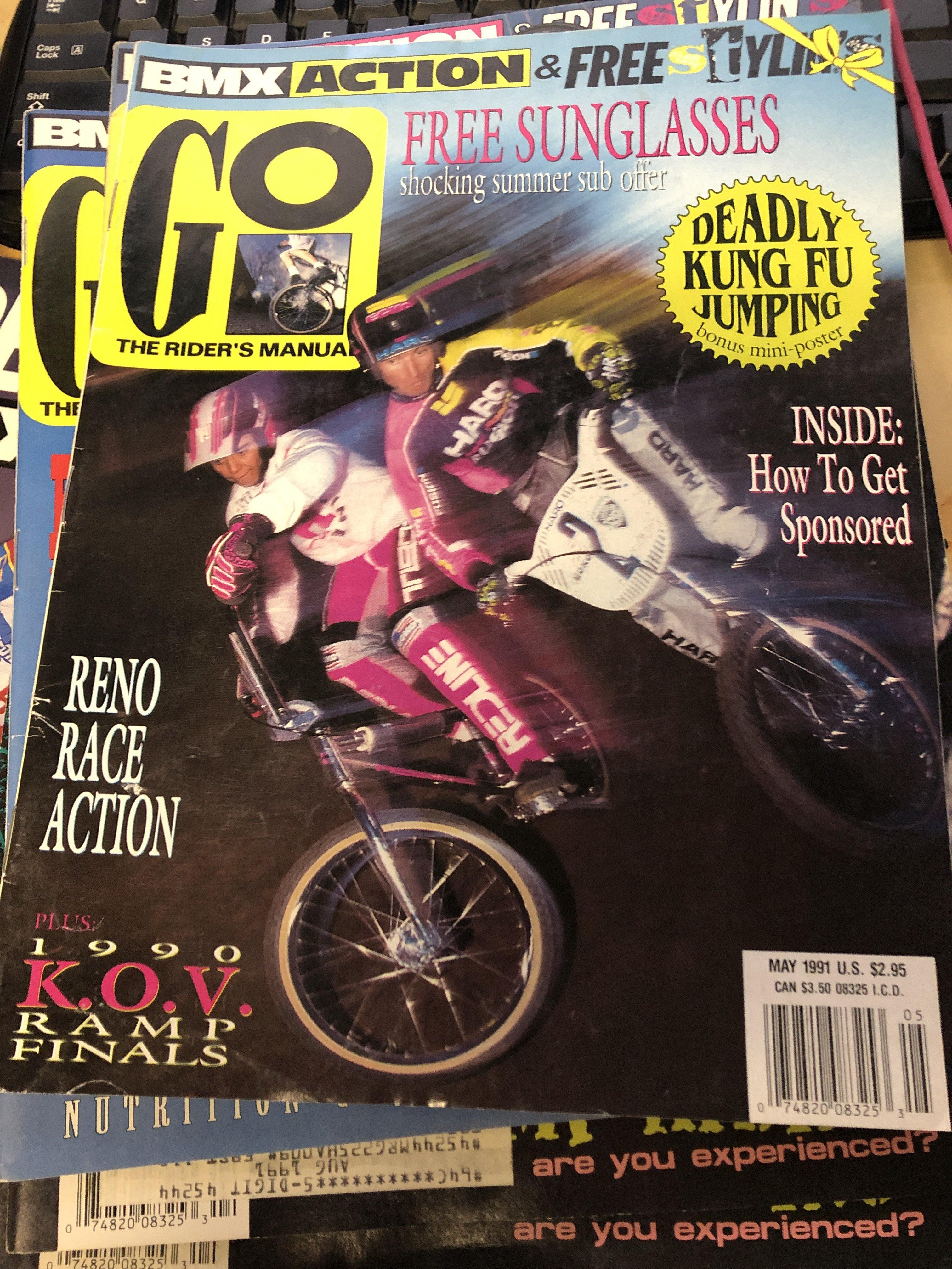 GO BMX Magazine 1991 back issues - Image 2