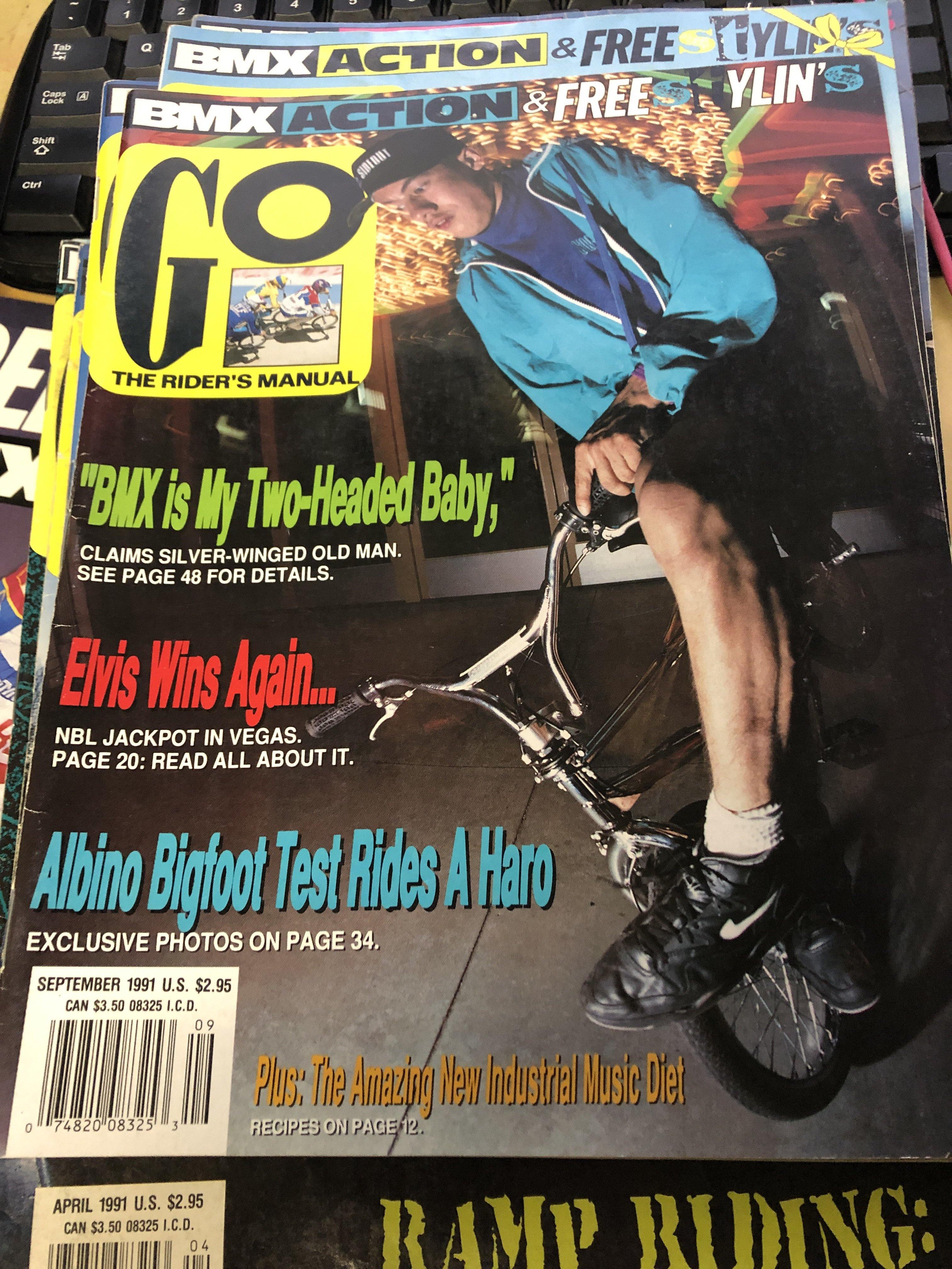 GO BMX Magazine 1991 back issues - Image 3