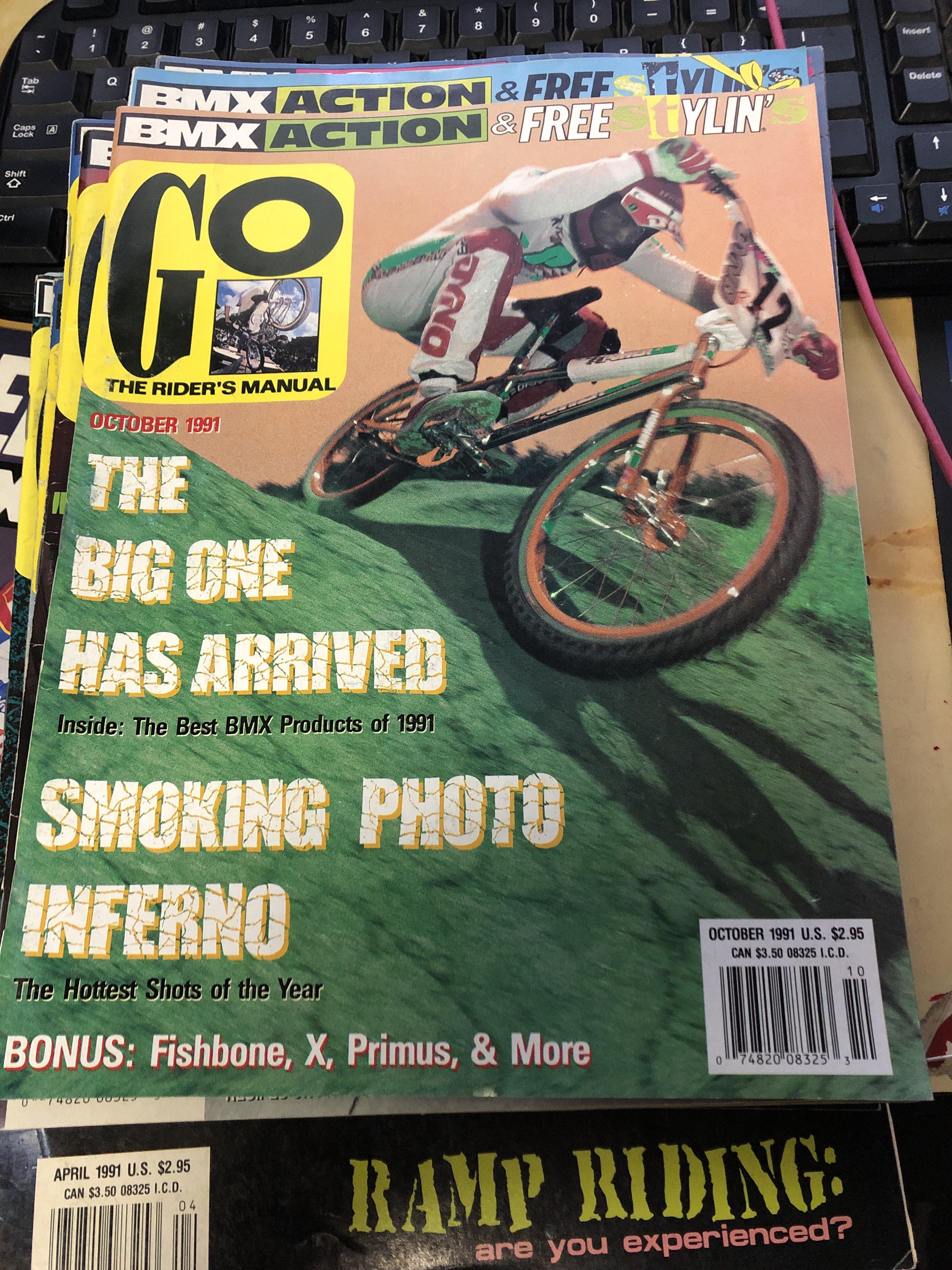 GO BMX Magazine 1991 back issues - Image 4