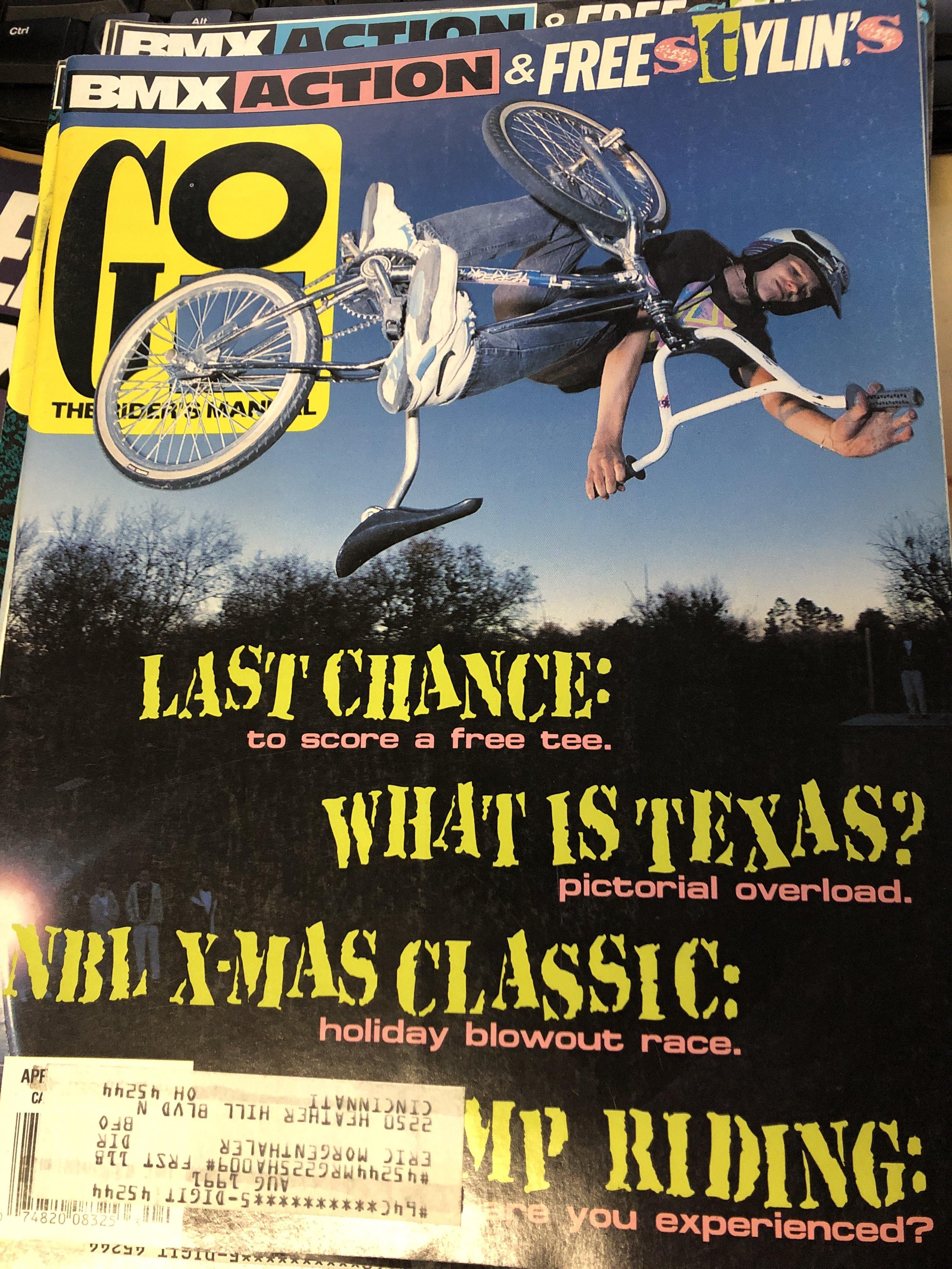 GO BMX Magazine 1991 back issues - Image 5
