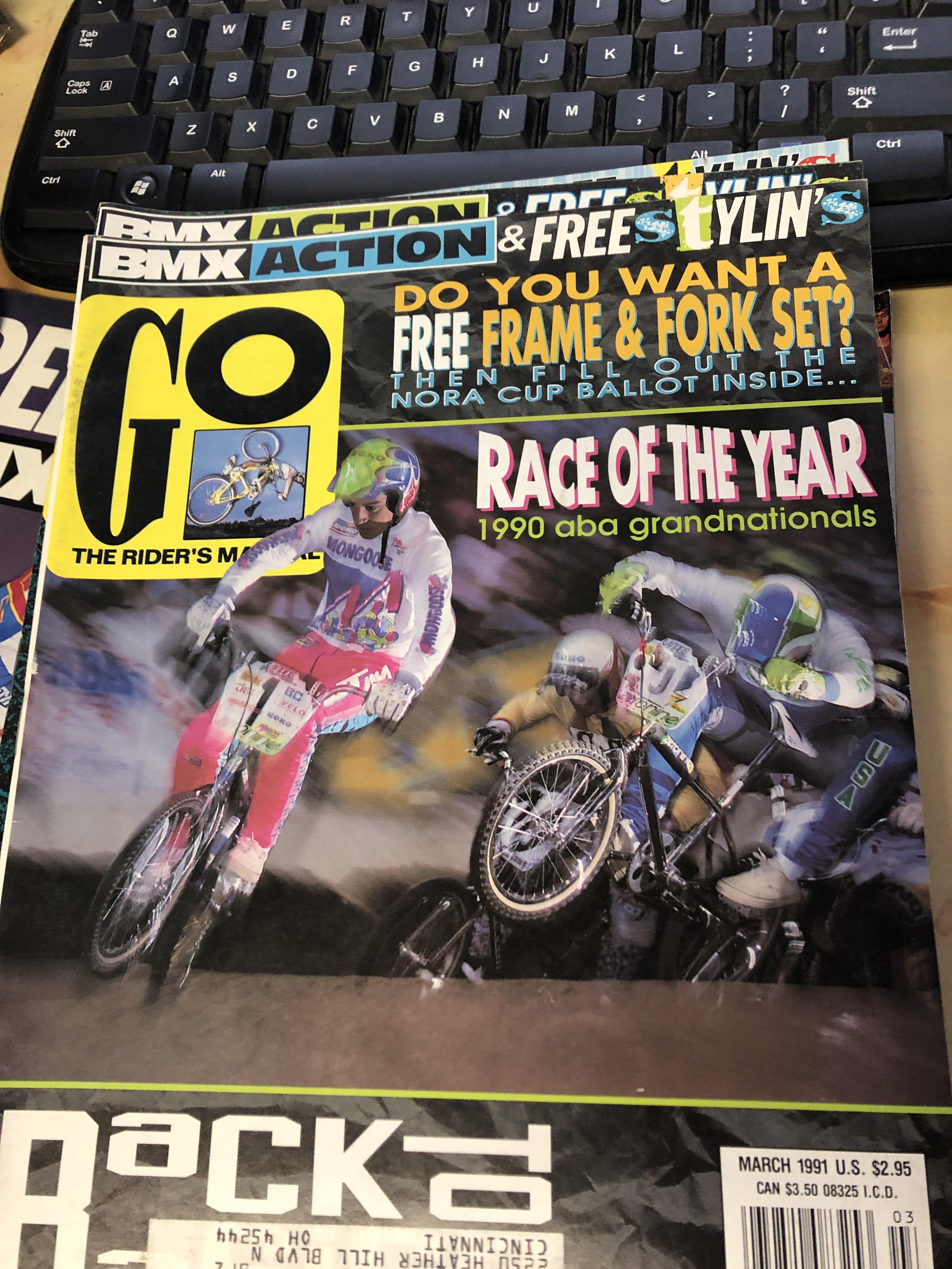 GO BMX Magazine 1991 back issues - Image 8