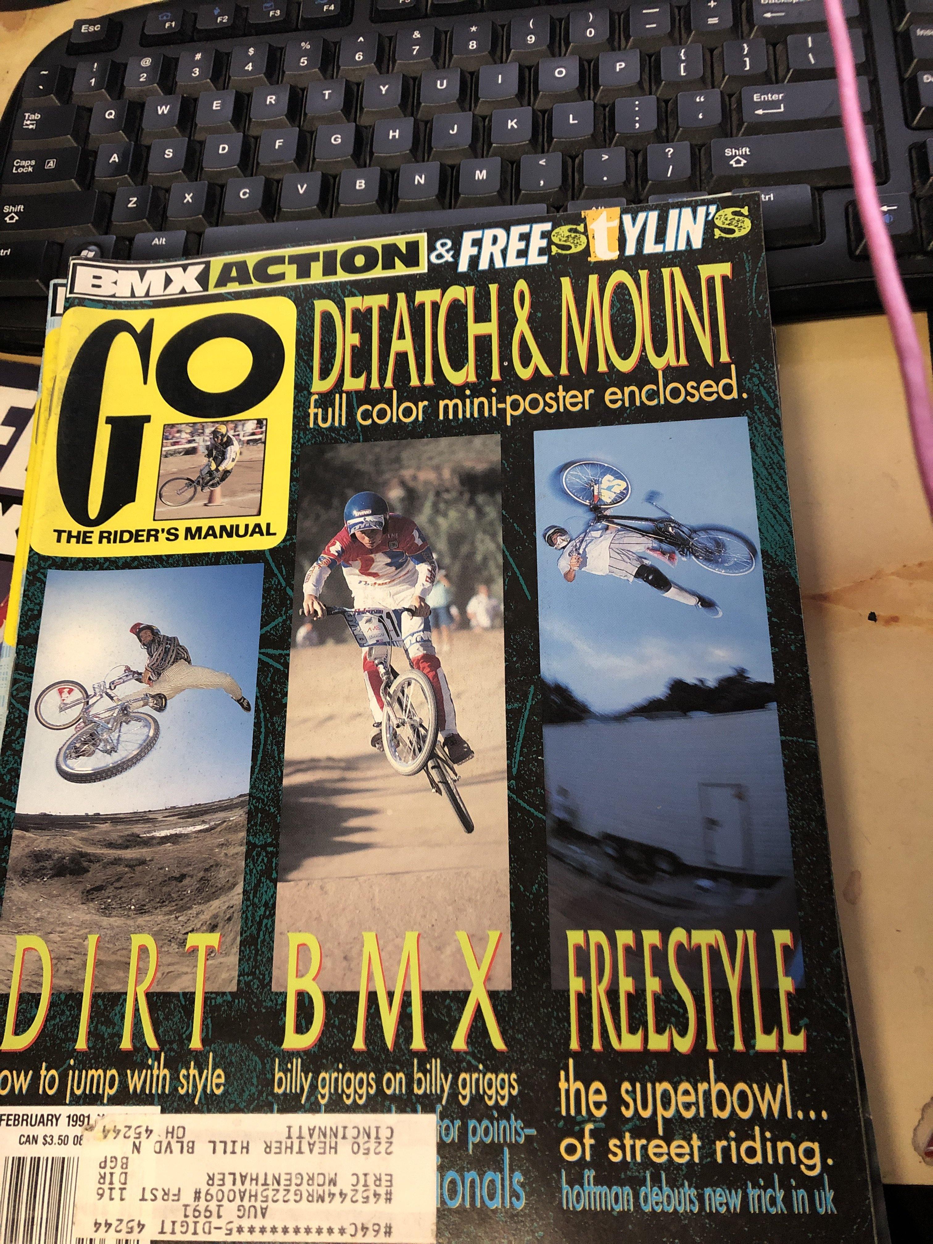 GO BMX Magazine 1991 back issues - Image 9