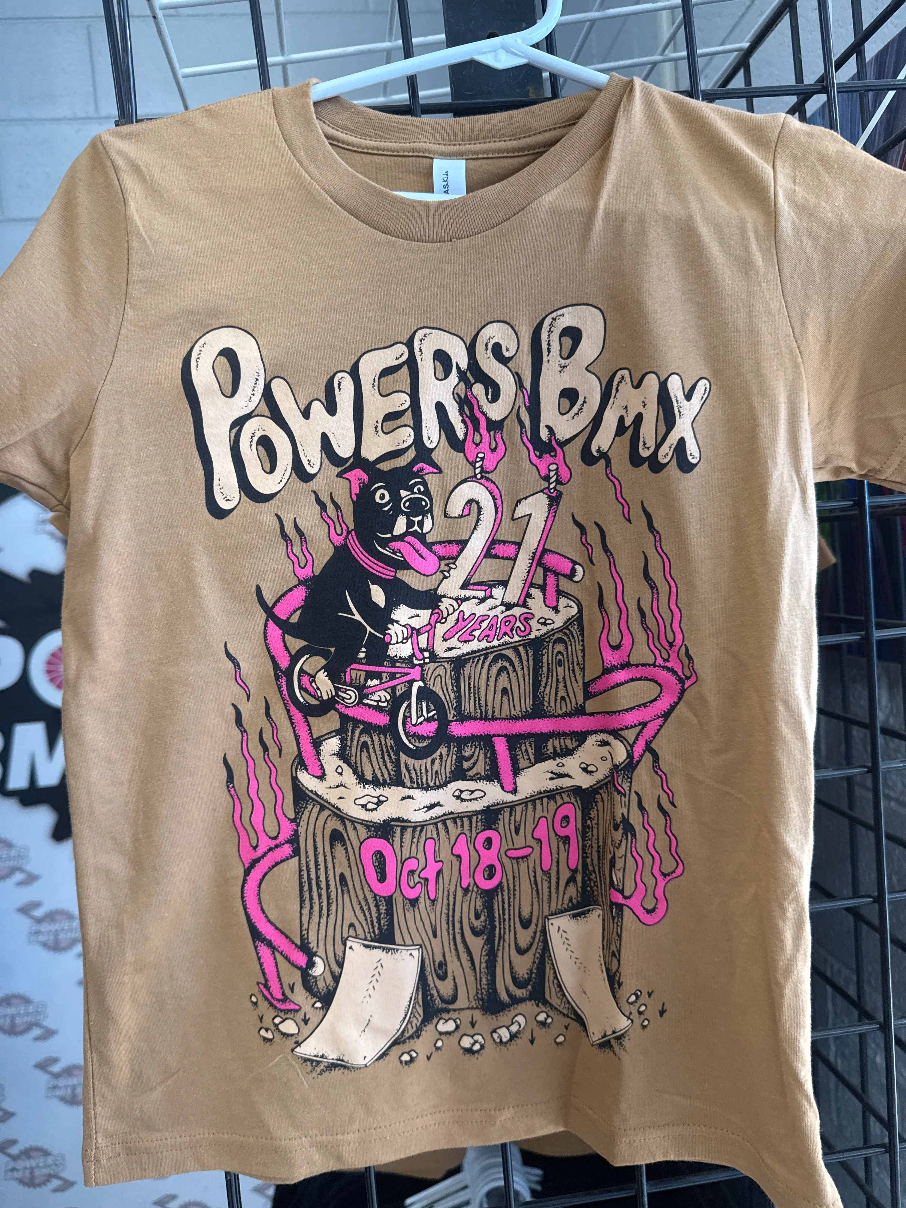 powers bmx Jam shirt 21st anniversary