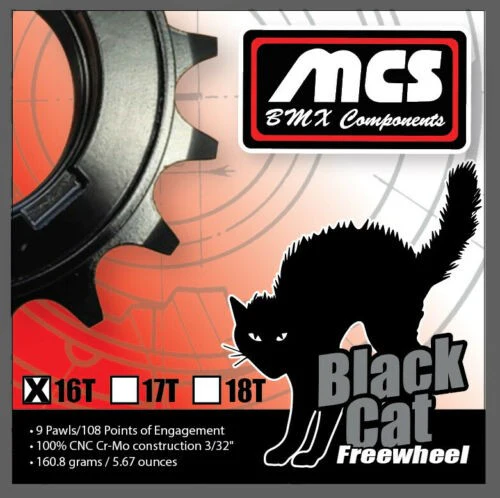 MCS BLACK CAT 3/32" FREEWHEEL - Image 2