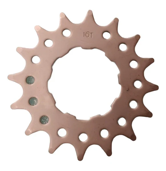 MCS CR-MO 3/32" COG NICKEL 17t