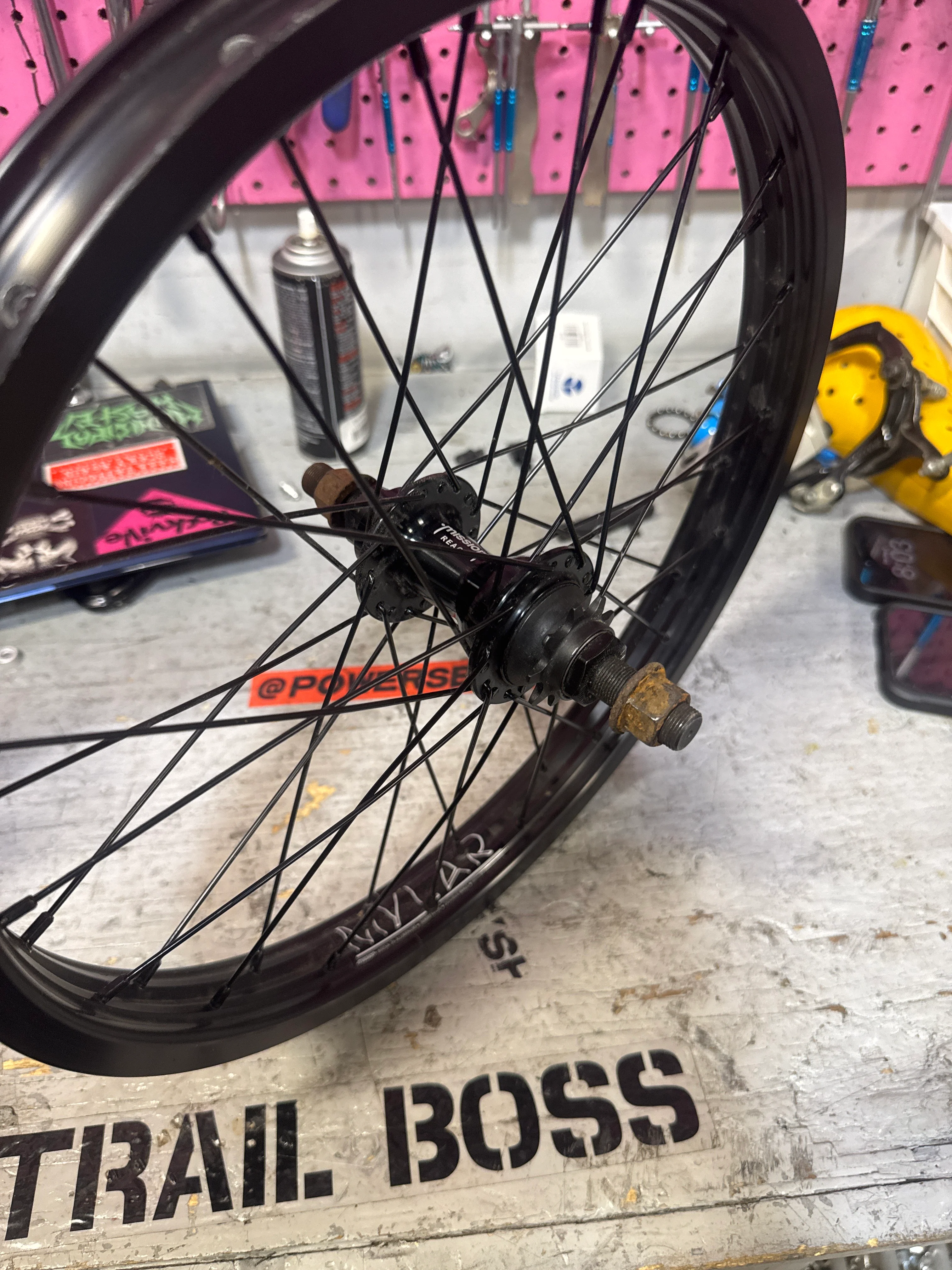 Mission react 18” rear wheel