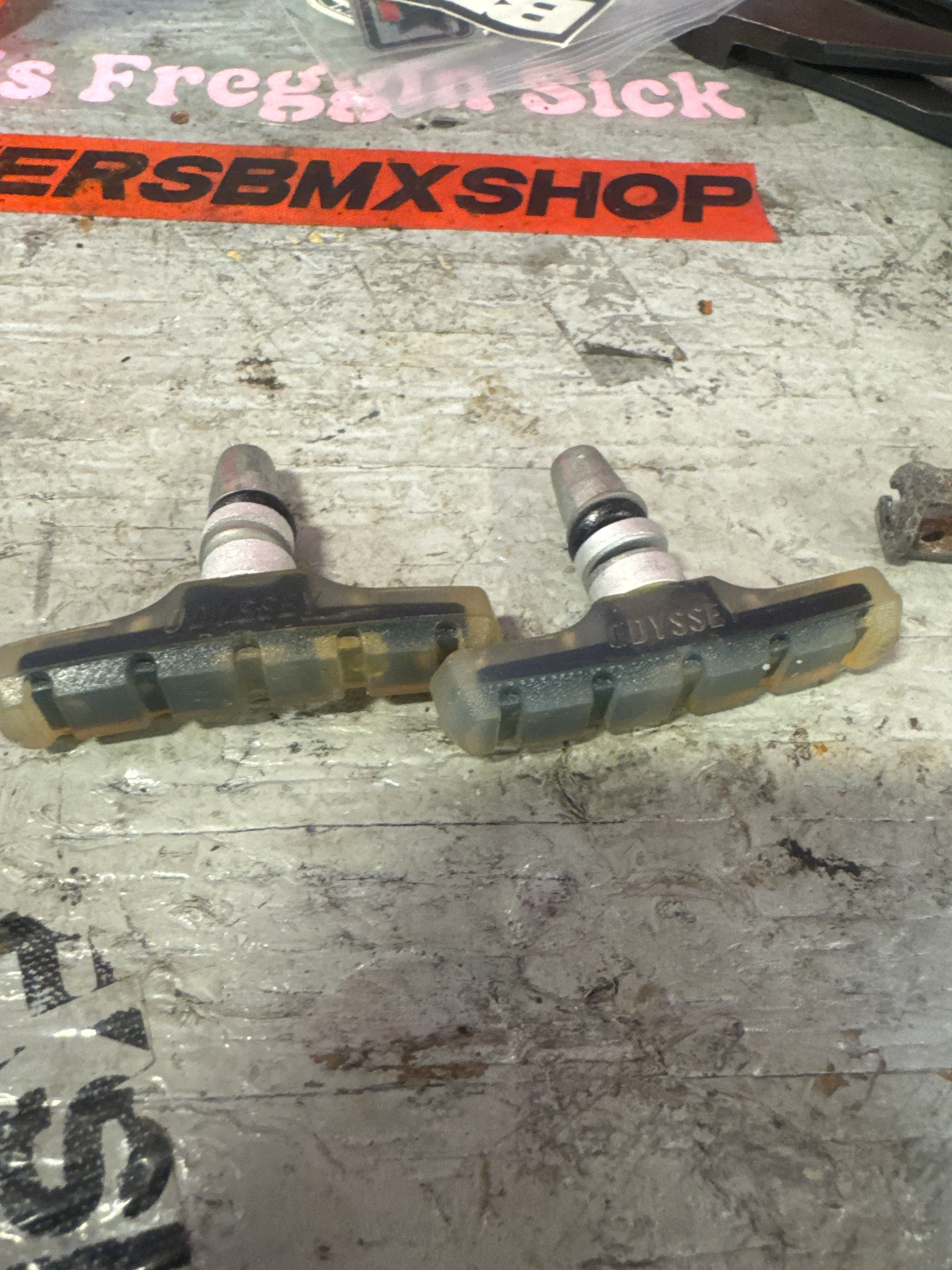 Odyssey slim x four clear brake pads