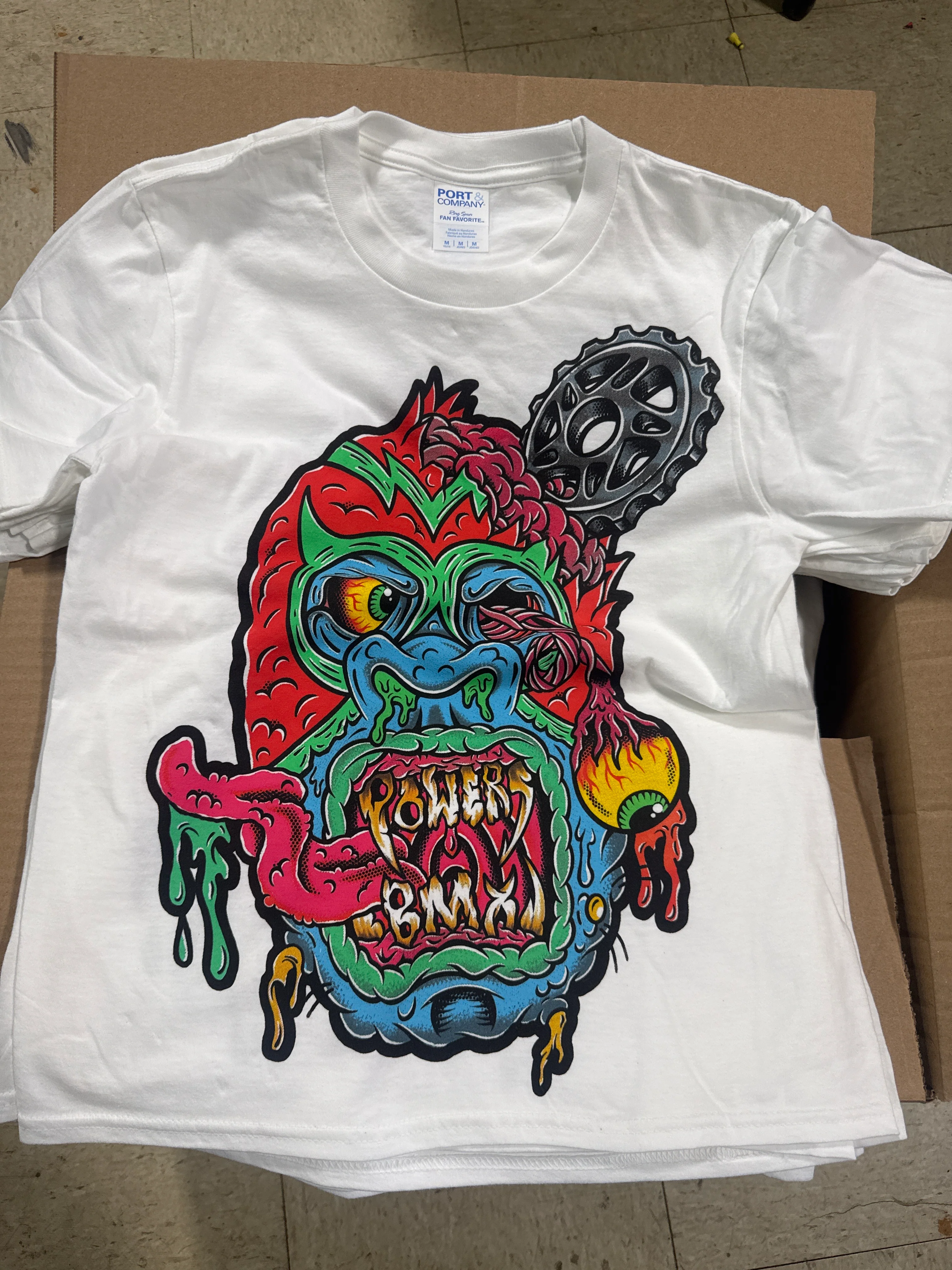 Powers bmx luchagore shirt