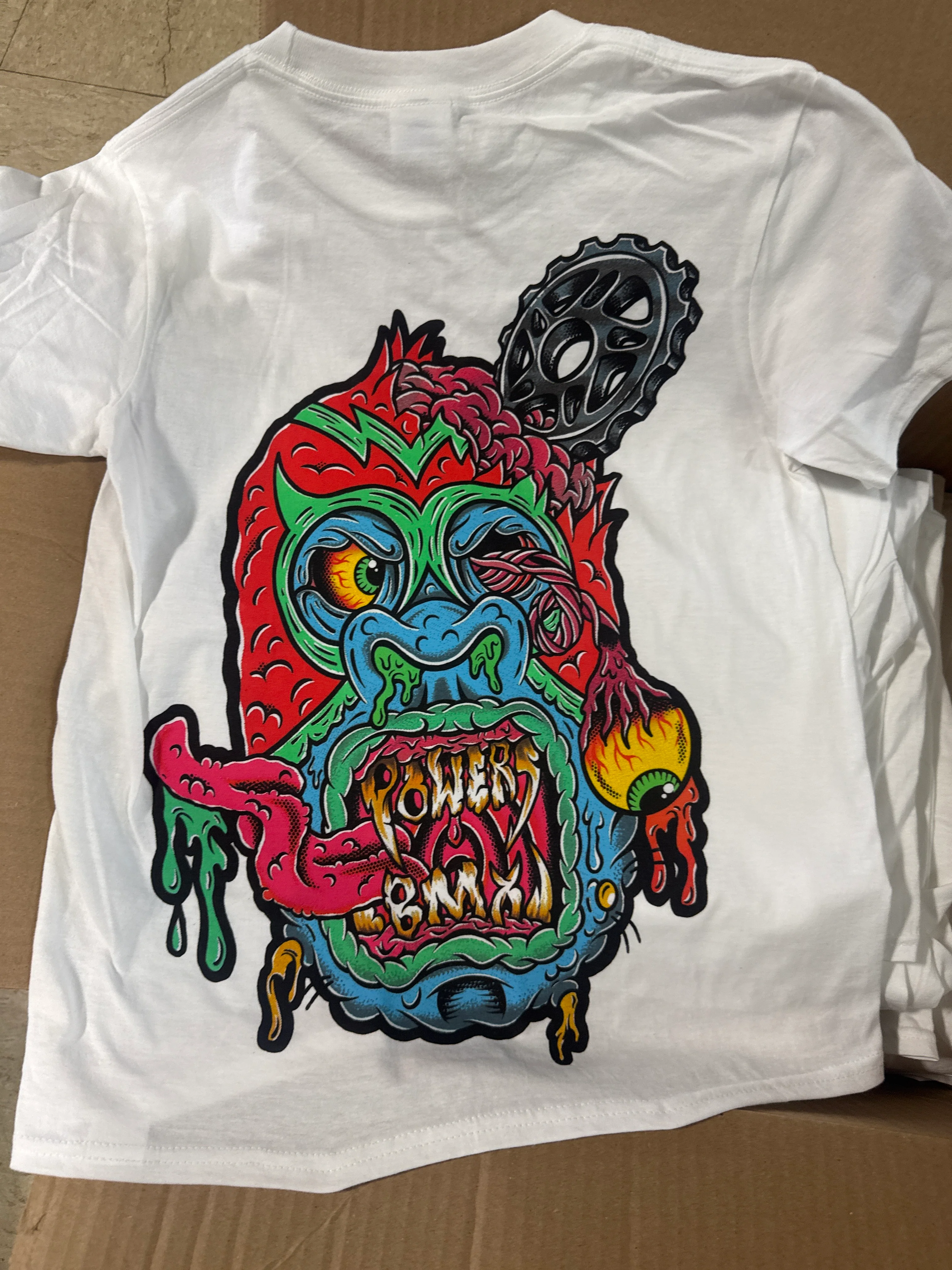 Powers bmx luchagore shirt - Image 2