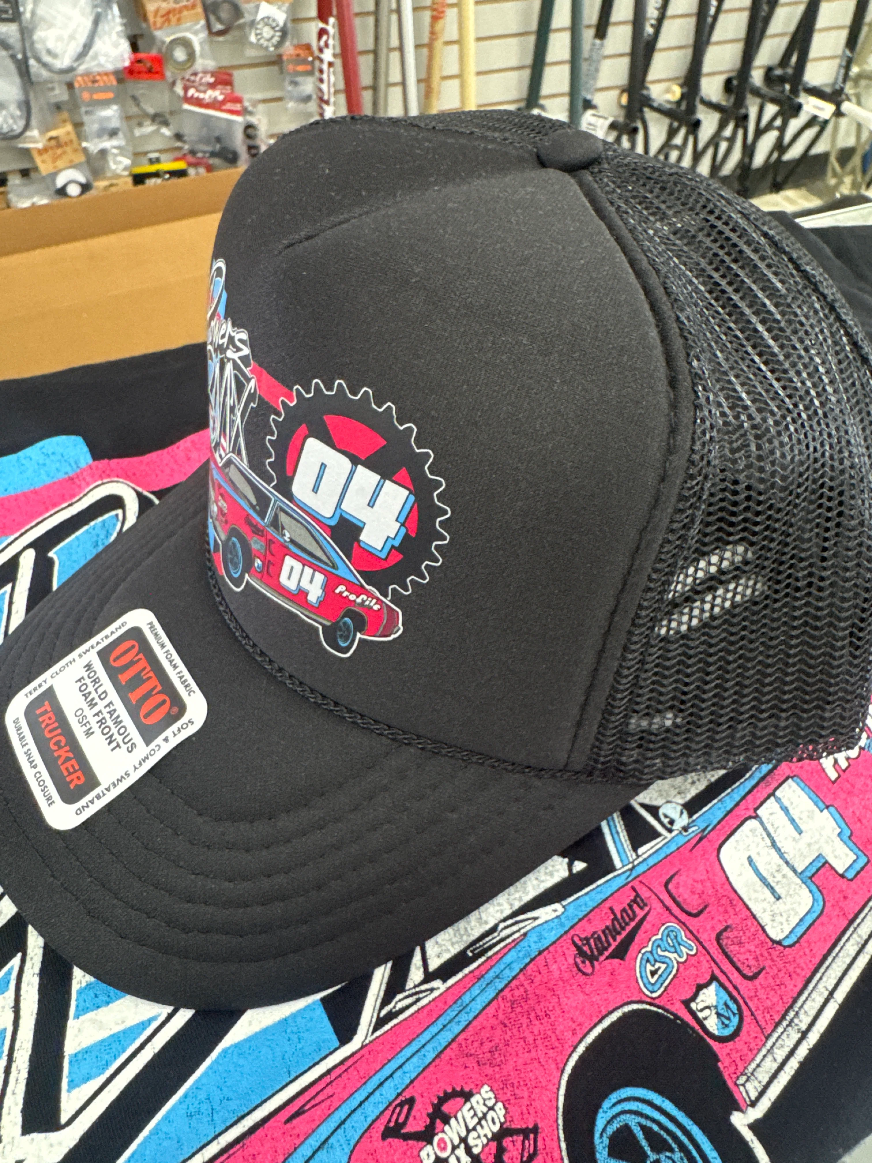 Powers bmx nascar mesh hat