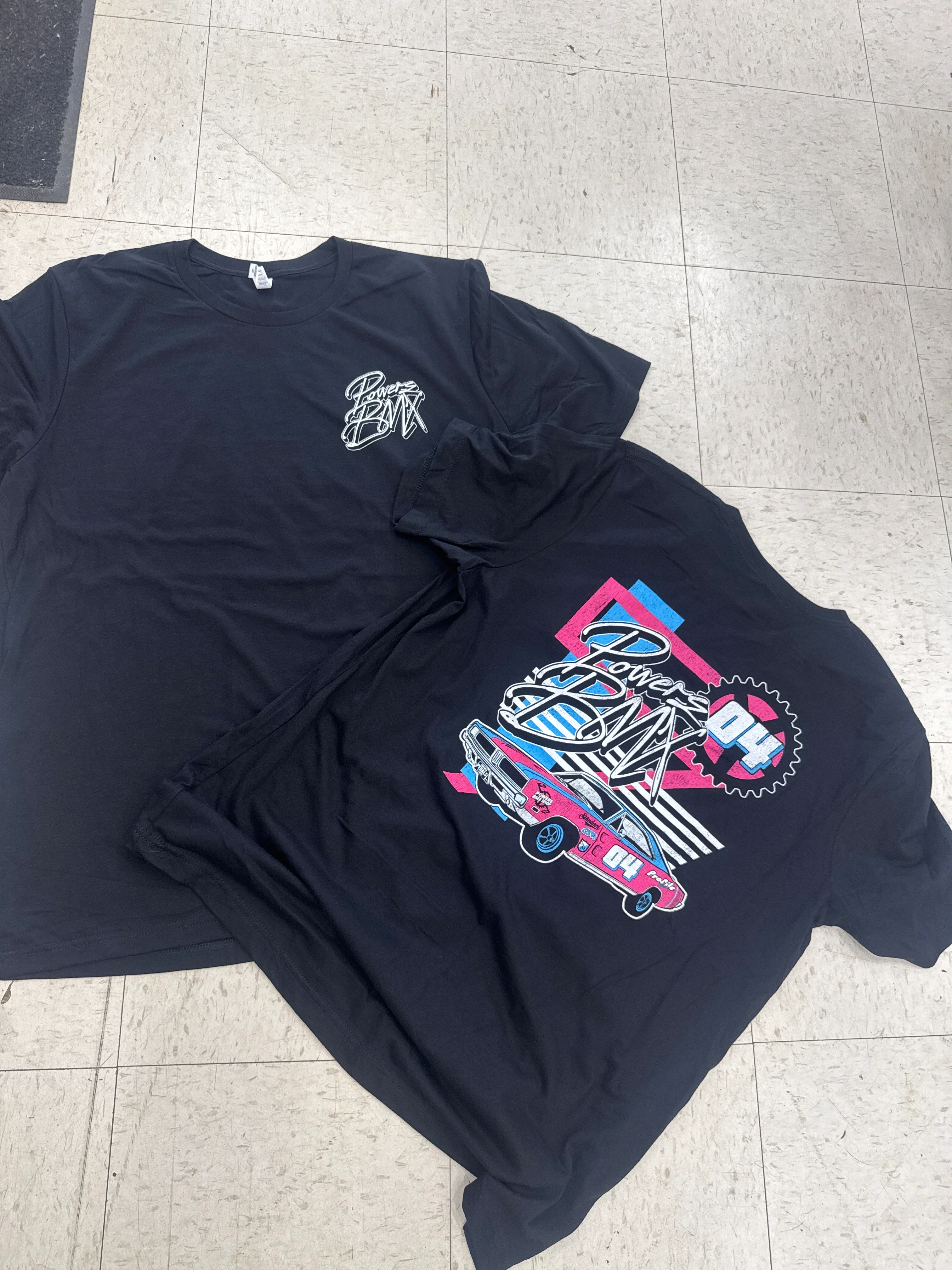 Powers bmx nascar shirt - Image 4
