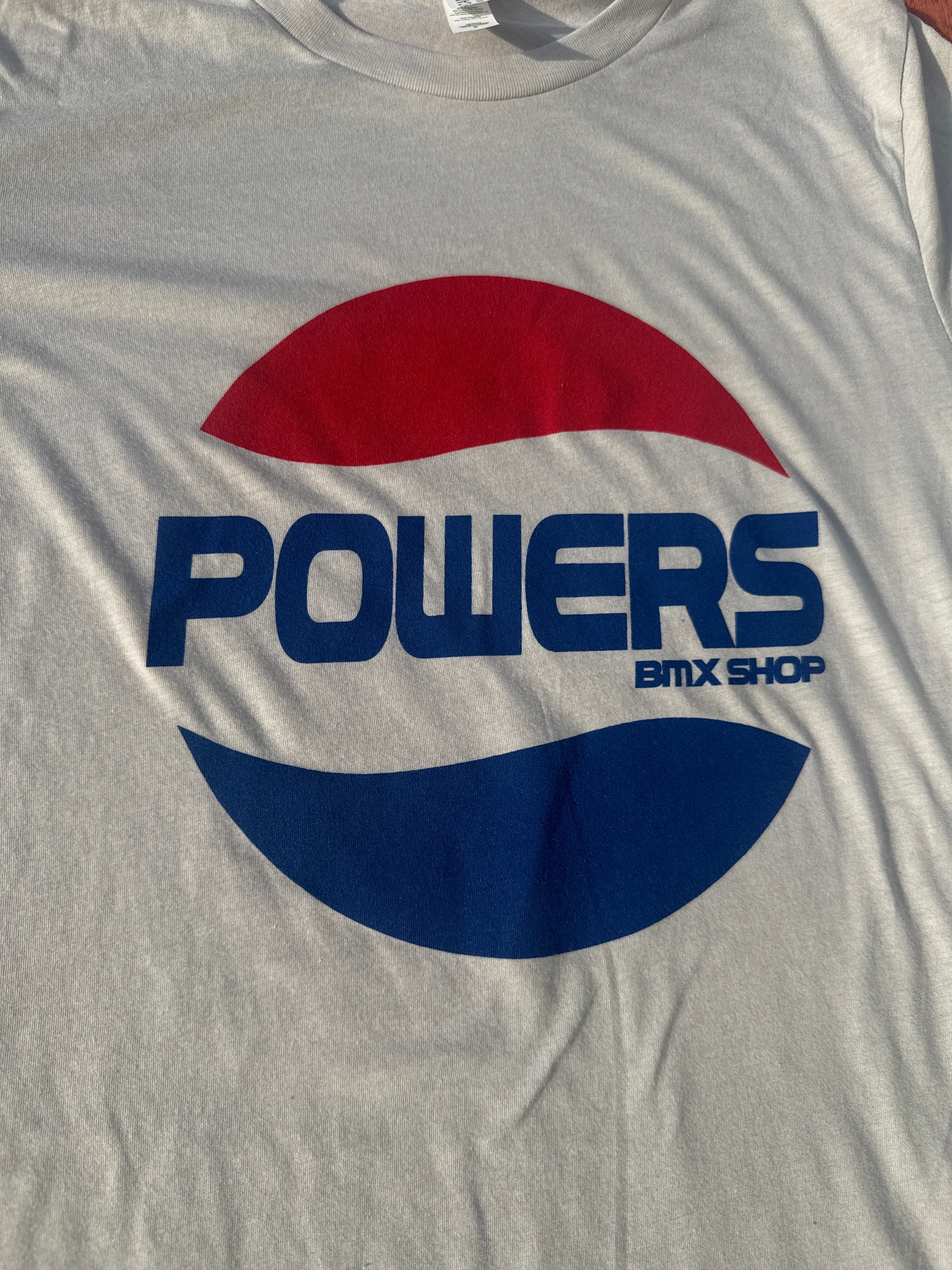 Powers Bmx Soda t shirt white - Image 2