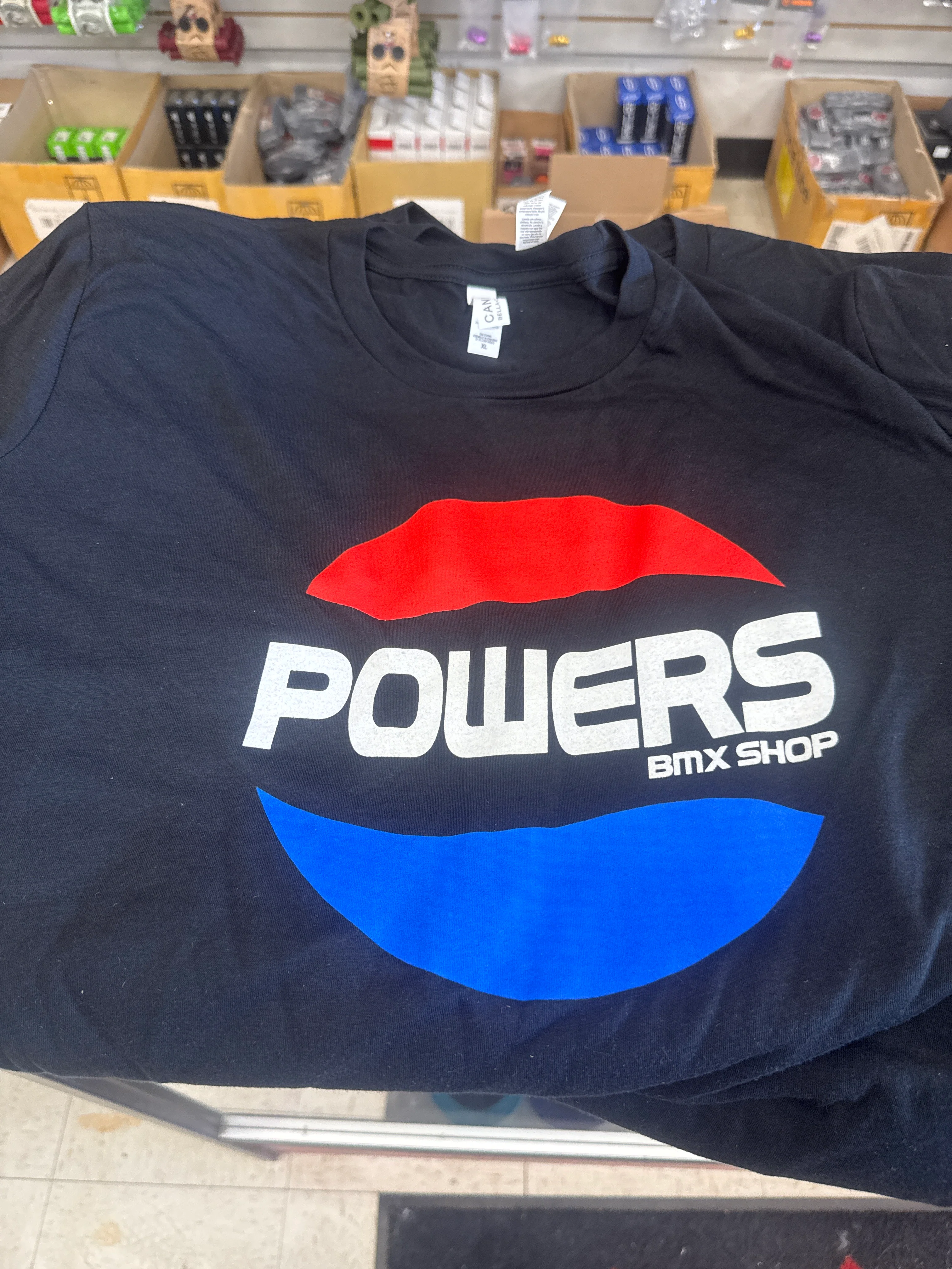 Powers Bmx Soda t shirt Black - Image 2
