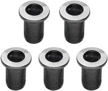 Problem Solvers 16mm Inner Chainring Bolts Silver Chromoly