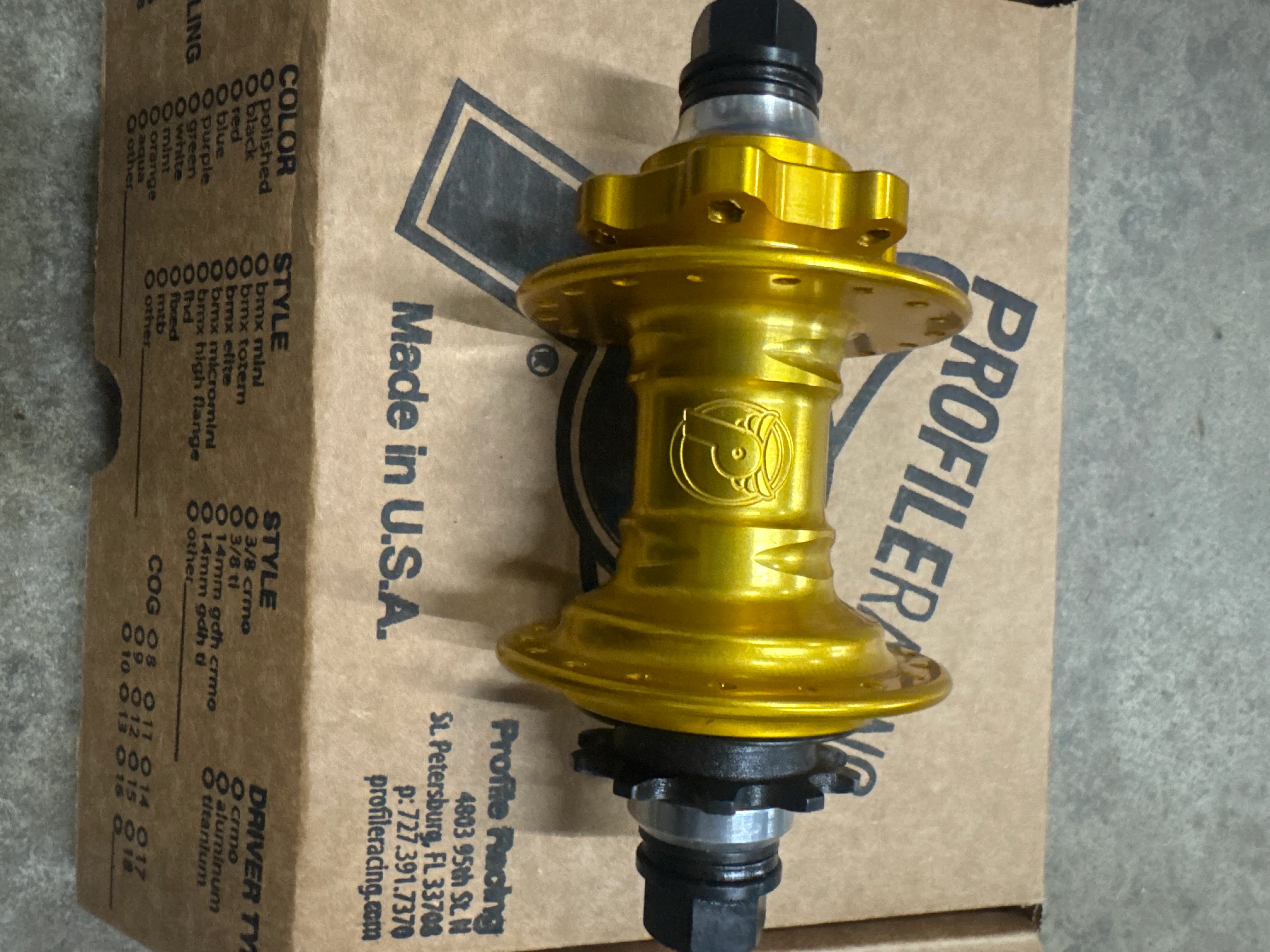 Profile Racing Mini Rear Disc Brake Hub - Image 5
