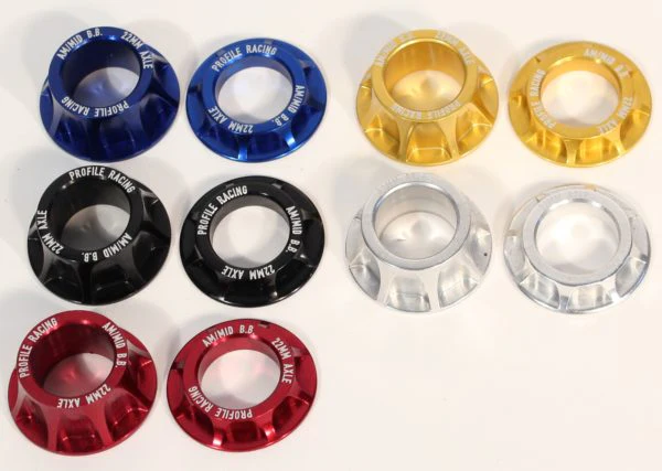 PROFILE RACING 22MM MID/AMERICAN BOTTOM BRACKET CONE SPACER SET