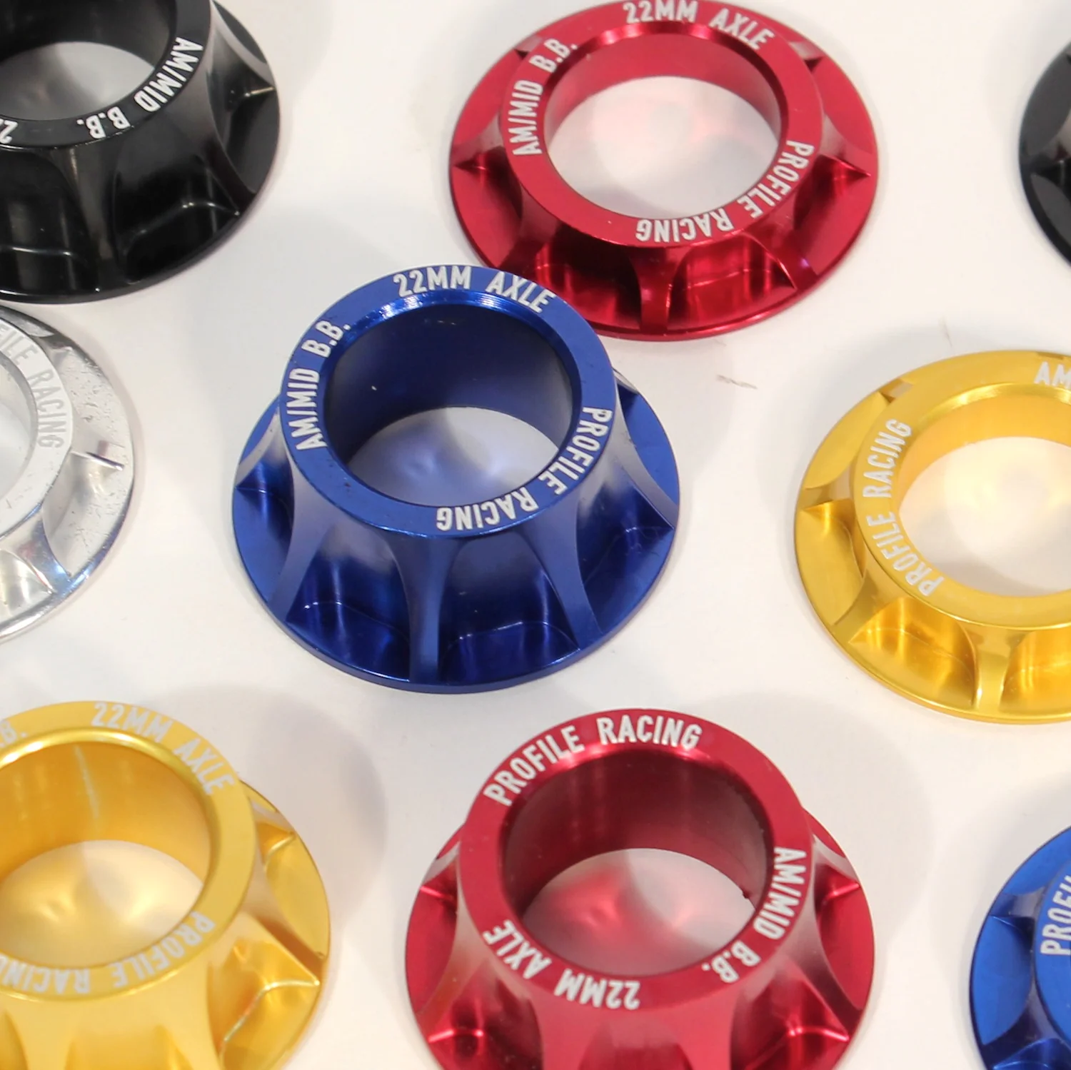 PROFILE RACING 22MM MID/AMERICAN BOTTOM BRACKET CONE SPACER SET - Image 2