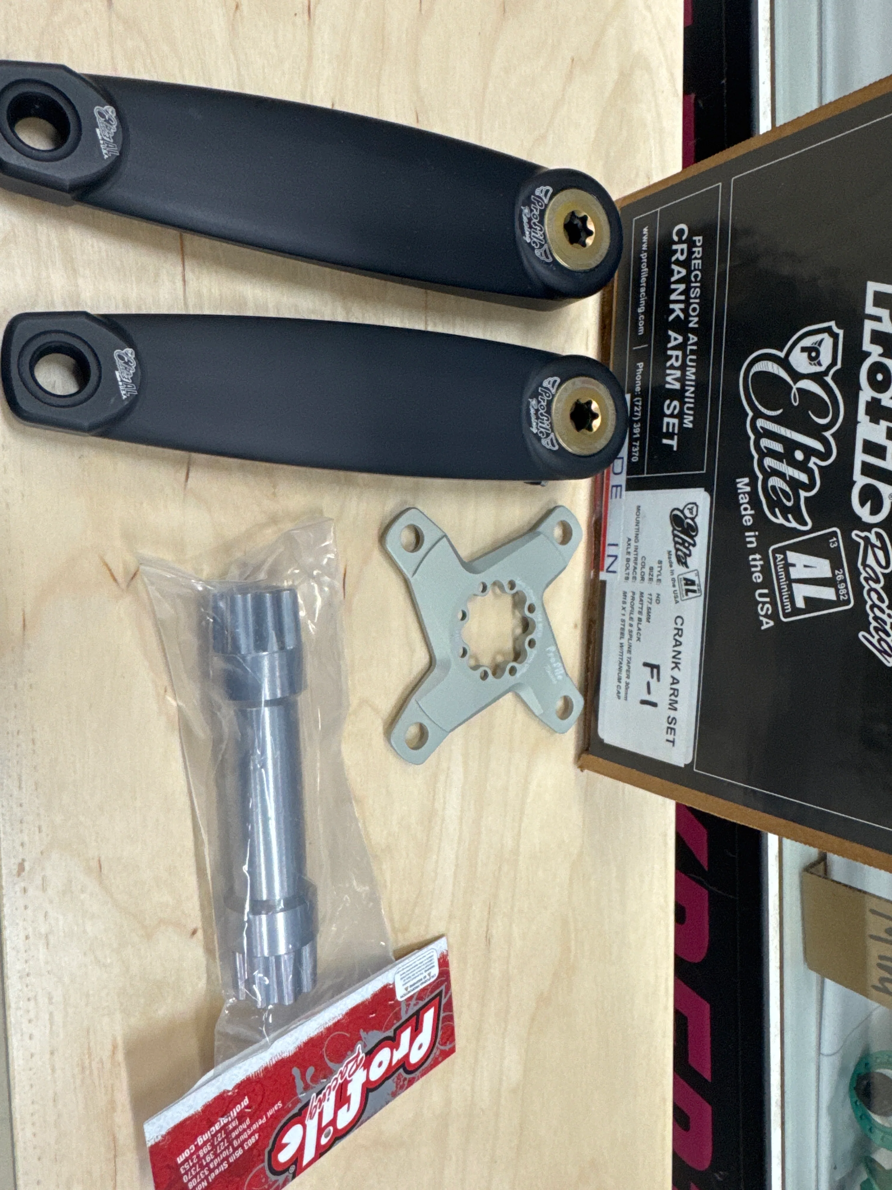 Profile Racing AL elite crankset F-1 Limited edition - Image 3
