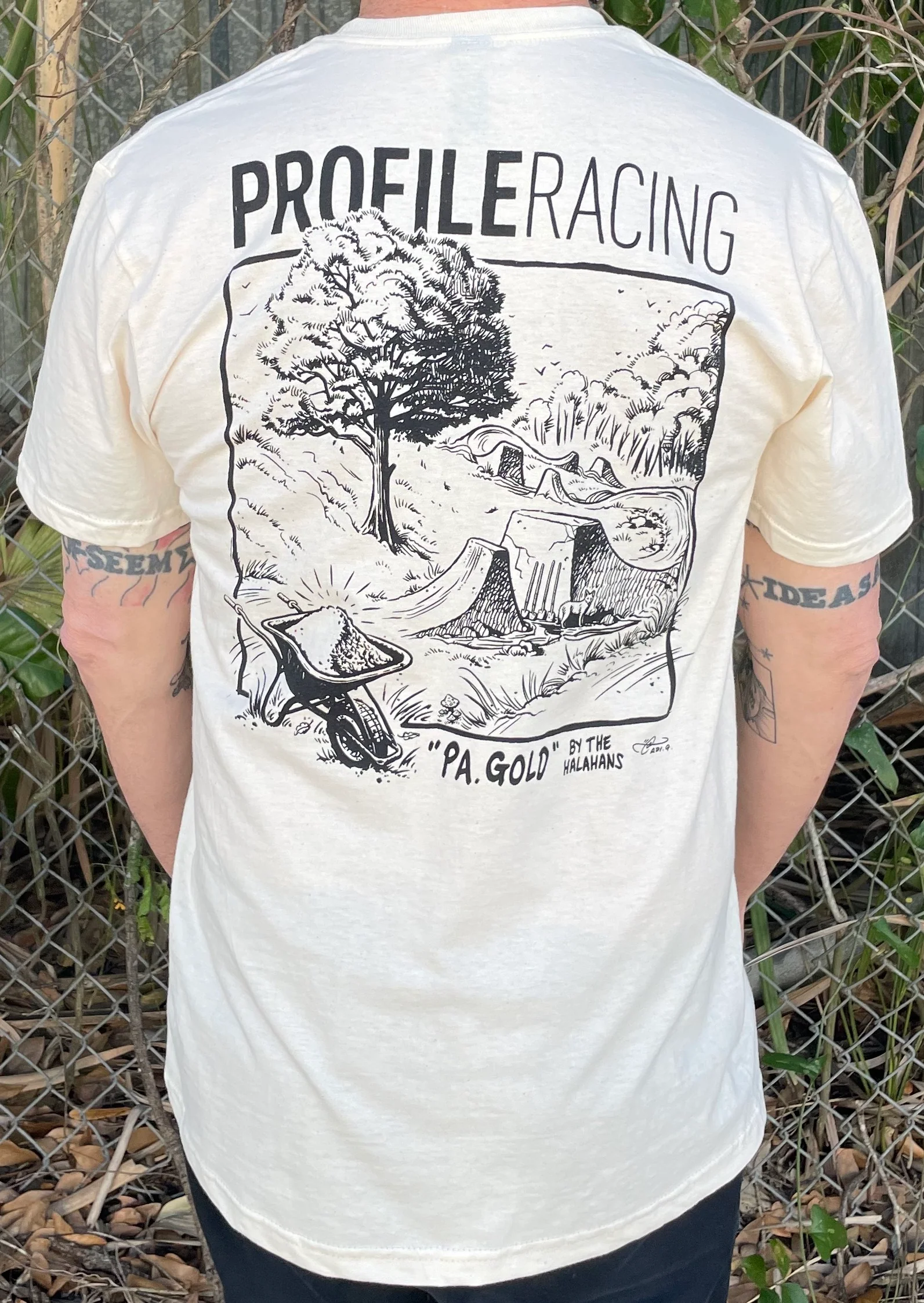 profile racing Halahan unity shirt pa gold - Image 2