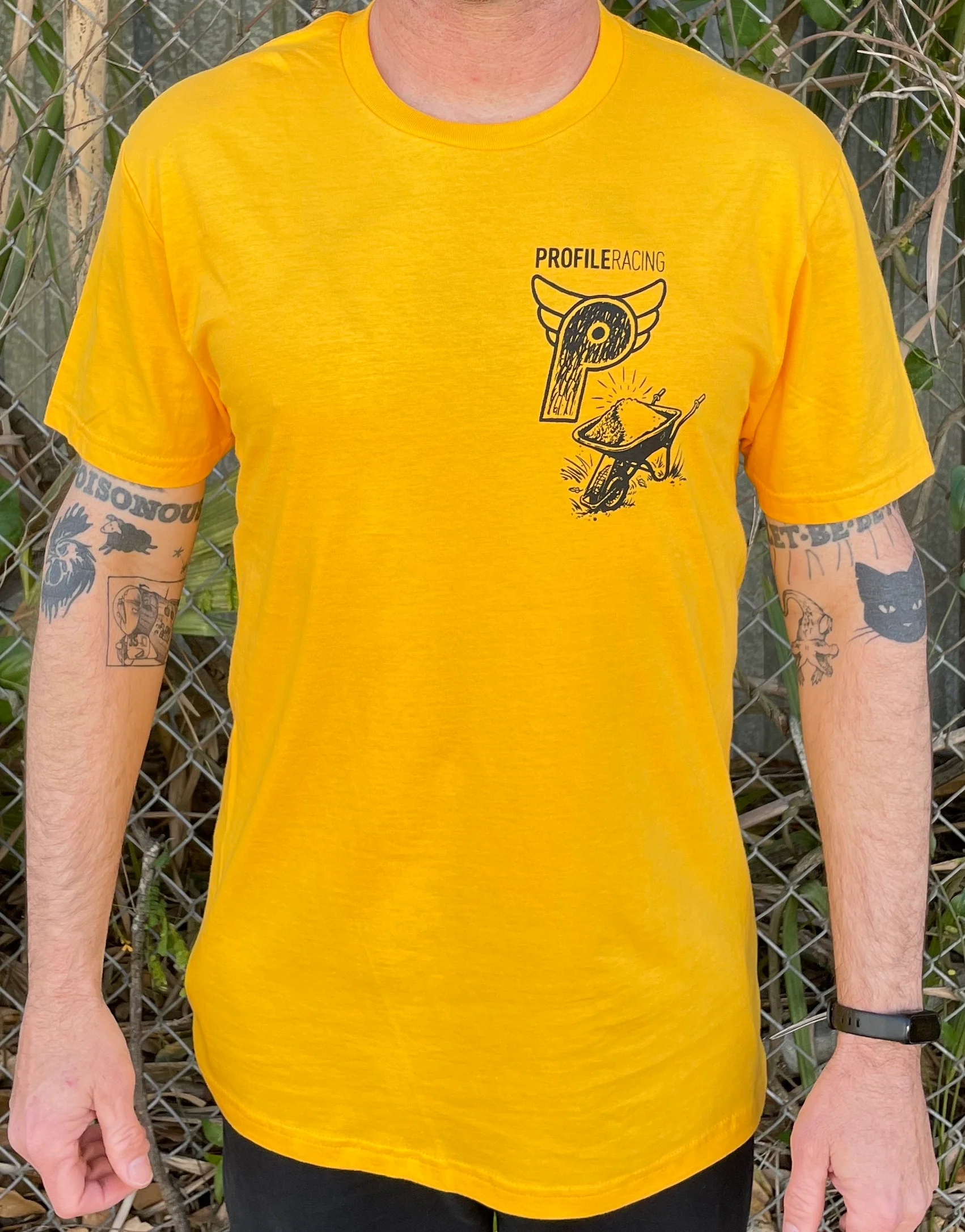 profile racing Halahan unity shirt pa gold - Image 6