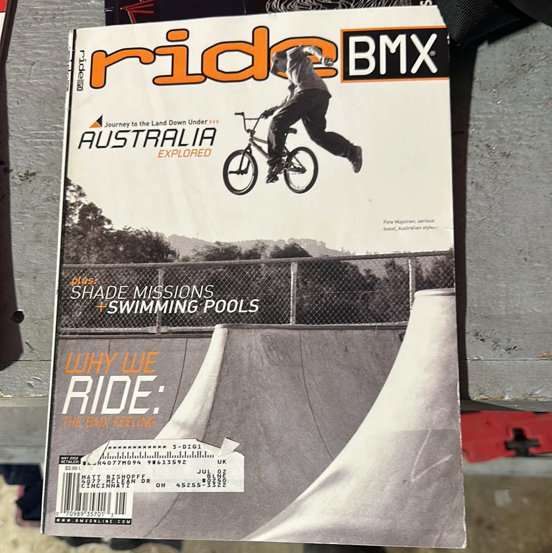 Ride BMX Magazine back issues 2002 - Image 13