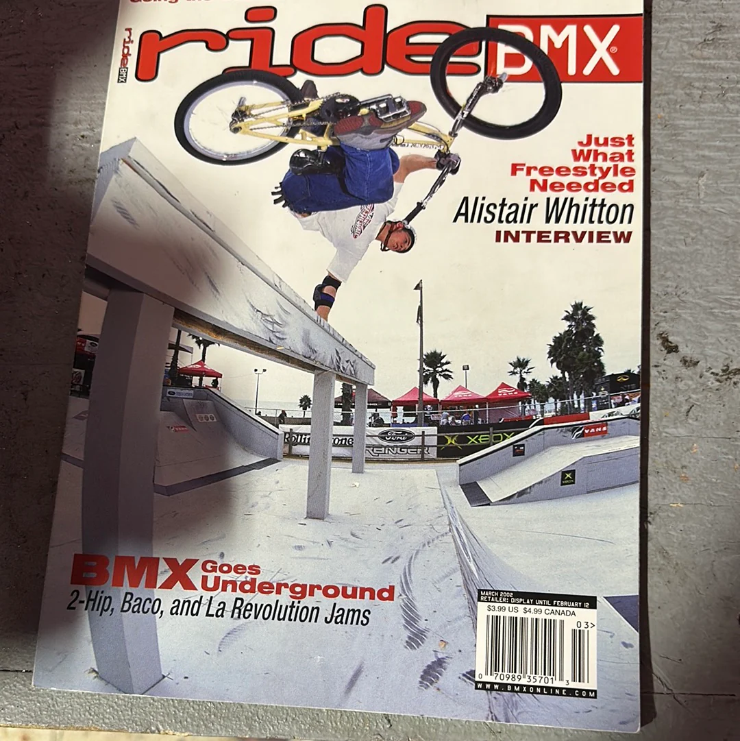 Ride BMX Magazine back issues 2002 - Image 14
