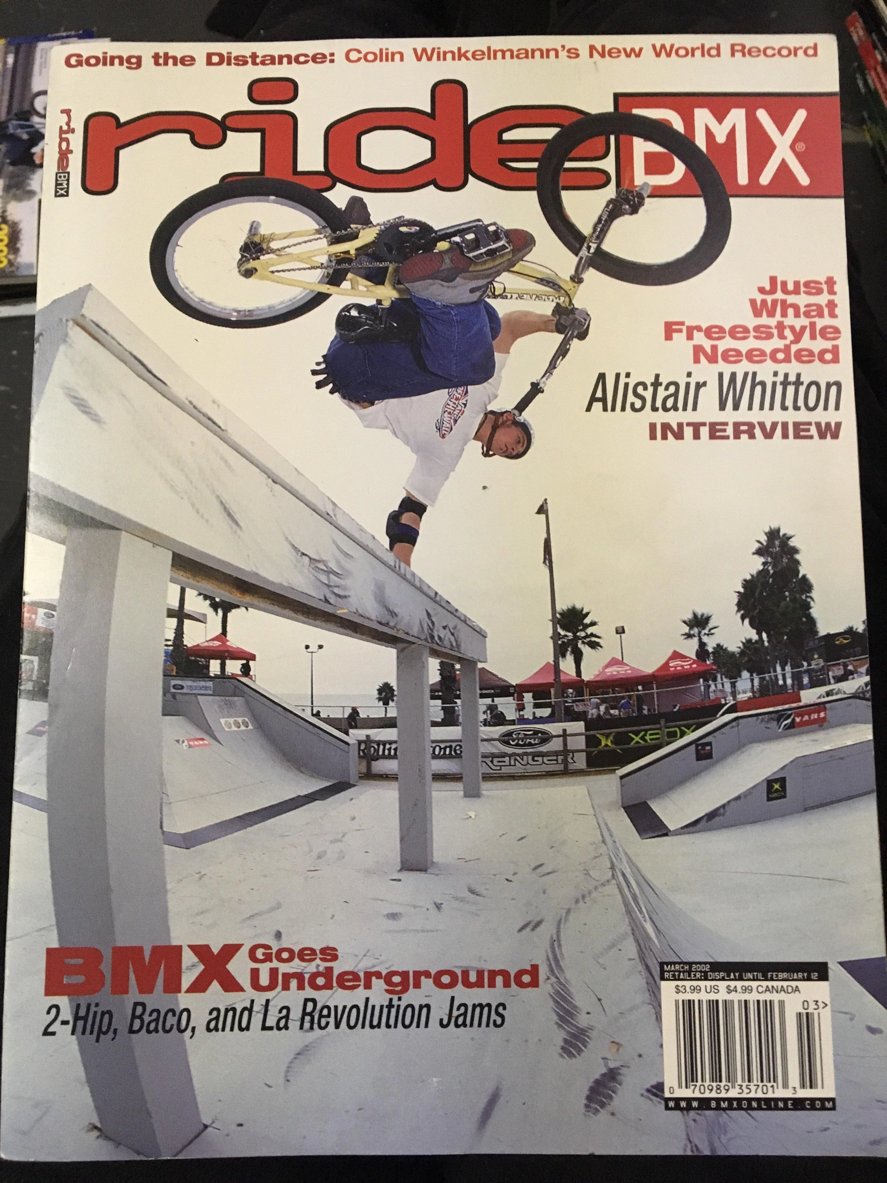 Ride BMX Magazine back issues 2002 - Image 3