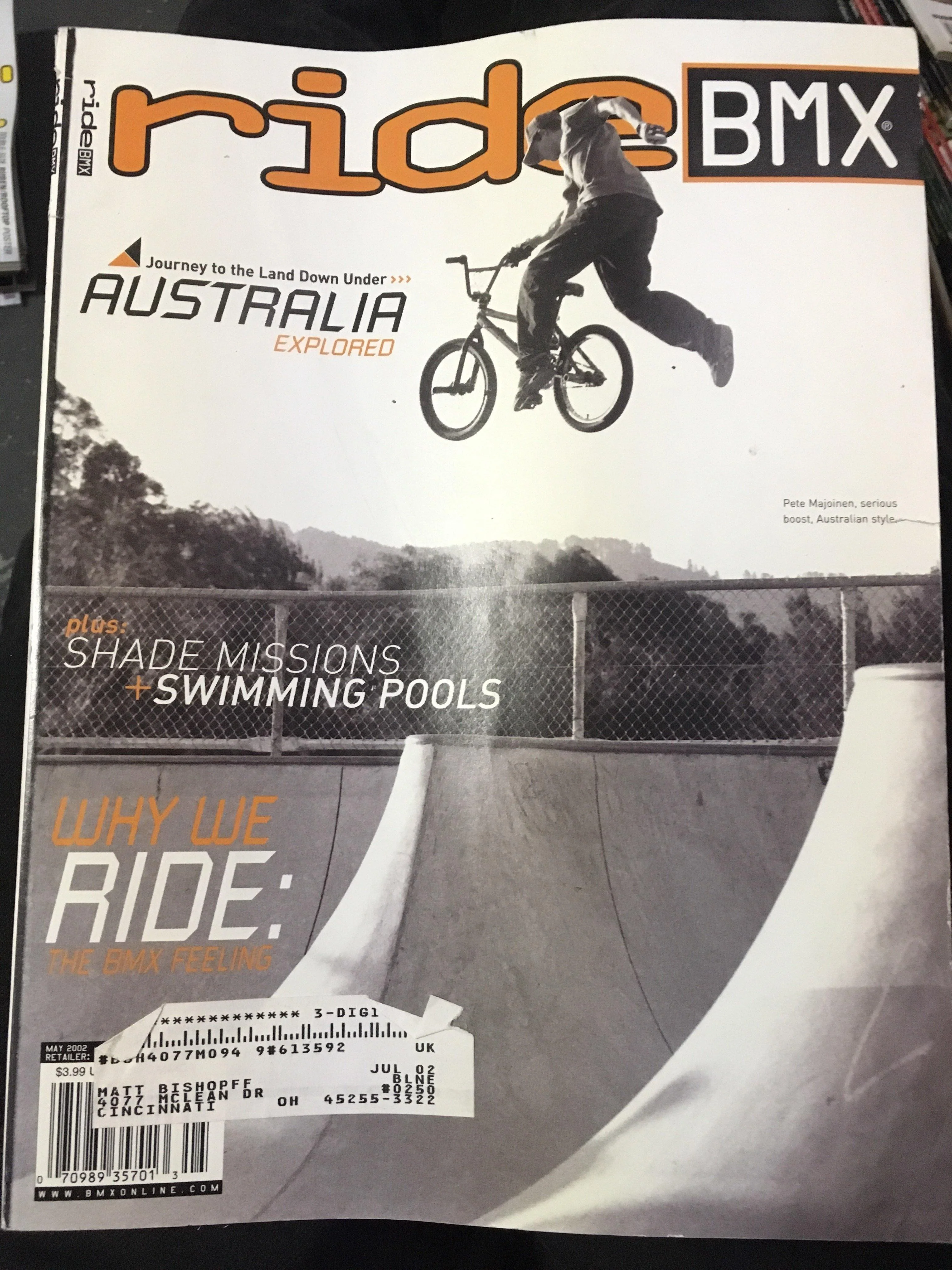 Ride BMX Magazine back issues 2002 - Image 5