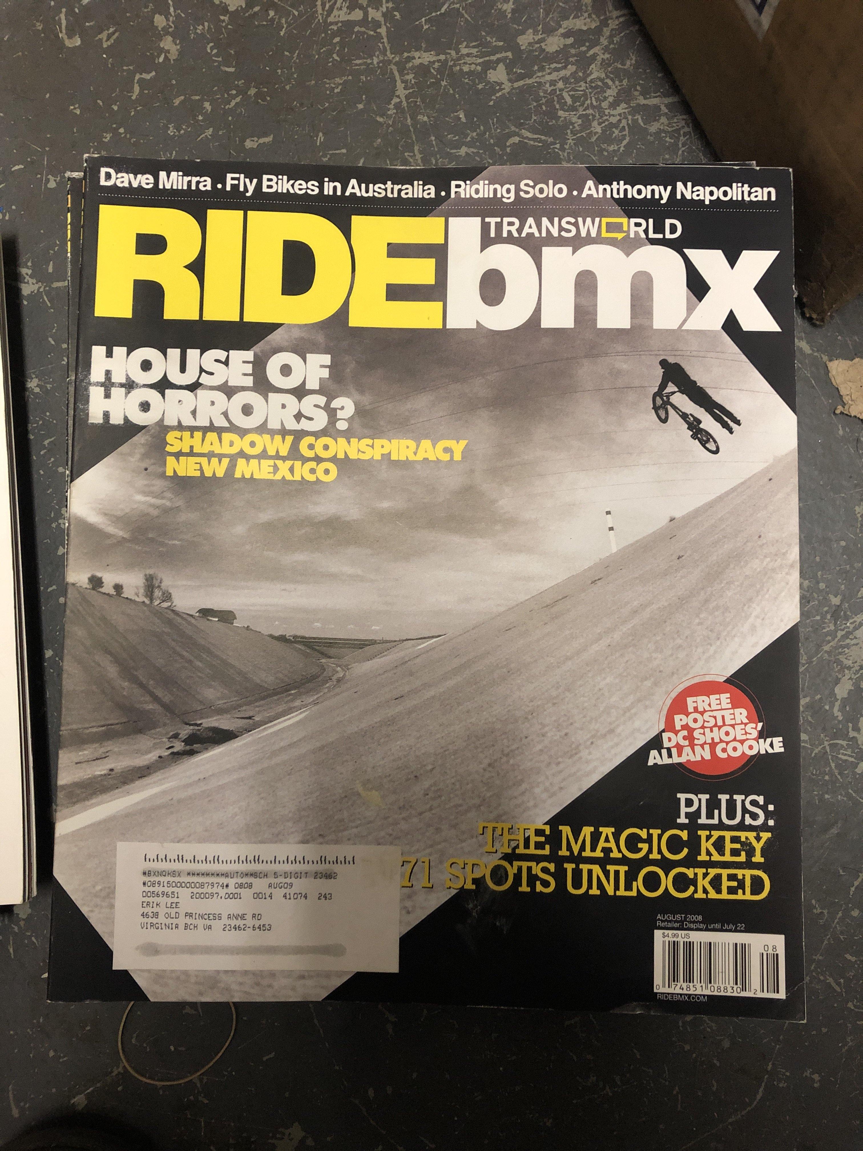Ride BMX Magazine back issues 2008 - Image 10