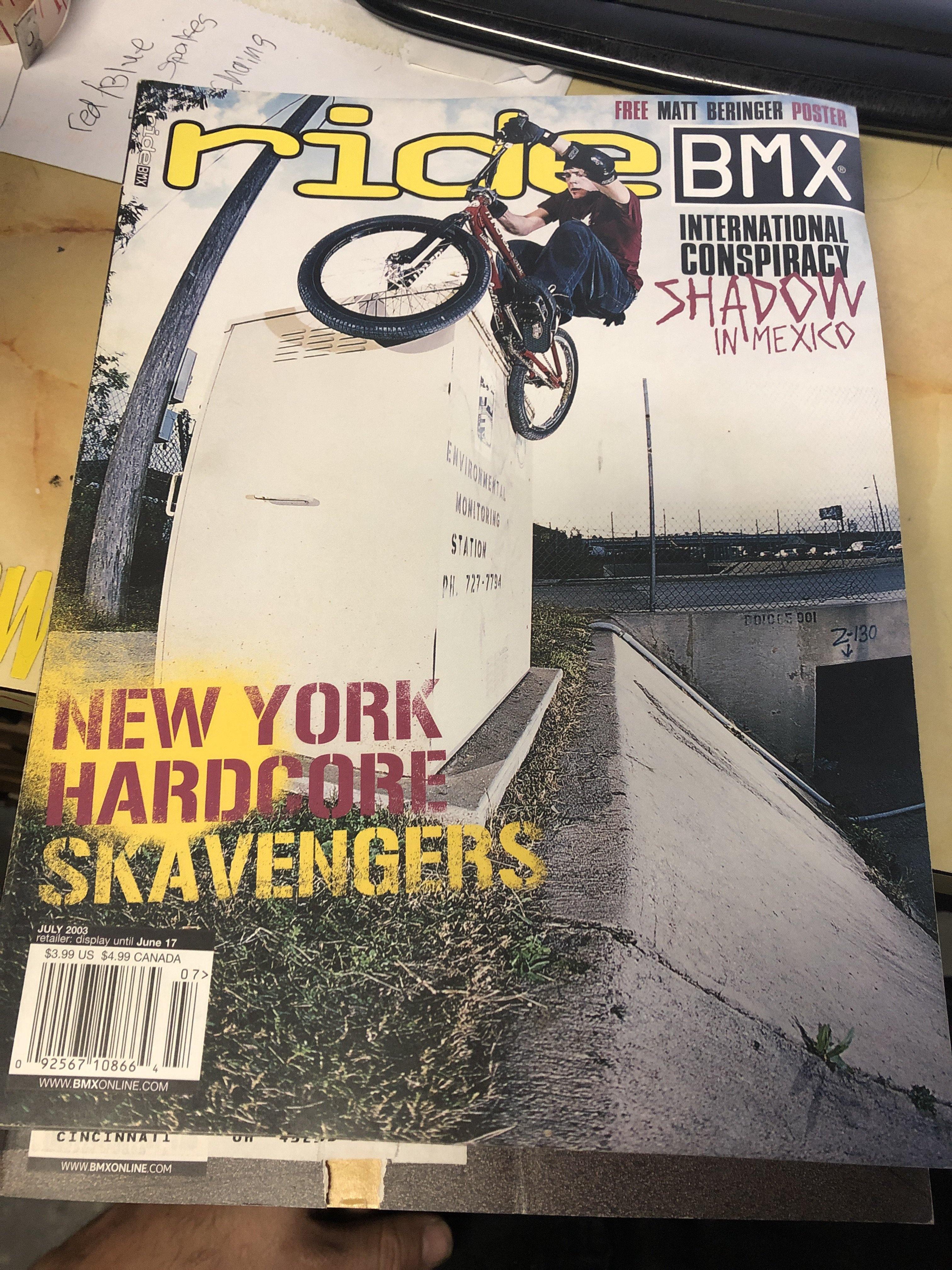 Ride BMX Magazine back issues 2003 - Image 2