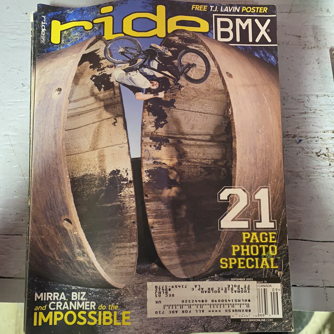 Ride BMX Magazine back issues 2003 - Image 8