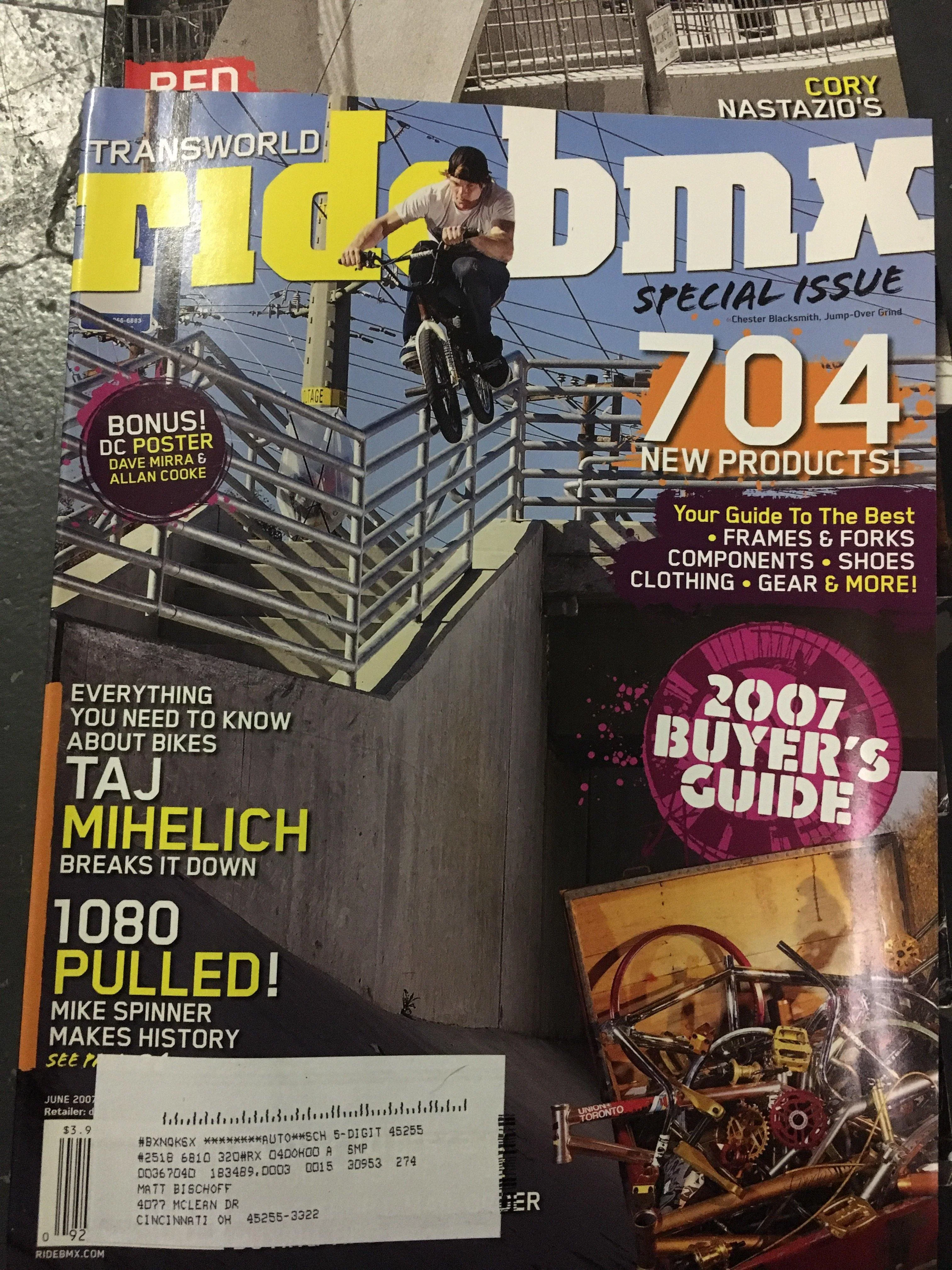 Ride Bmx magazine back issues 2007 - Image 10
