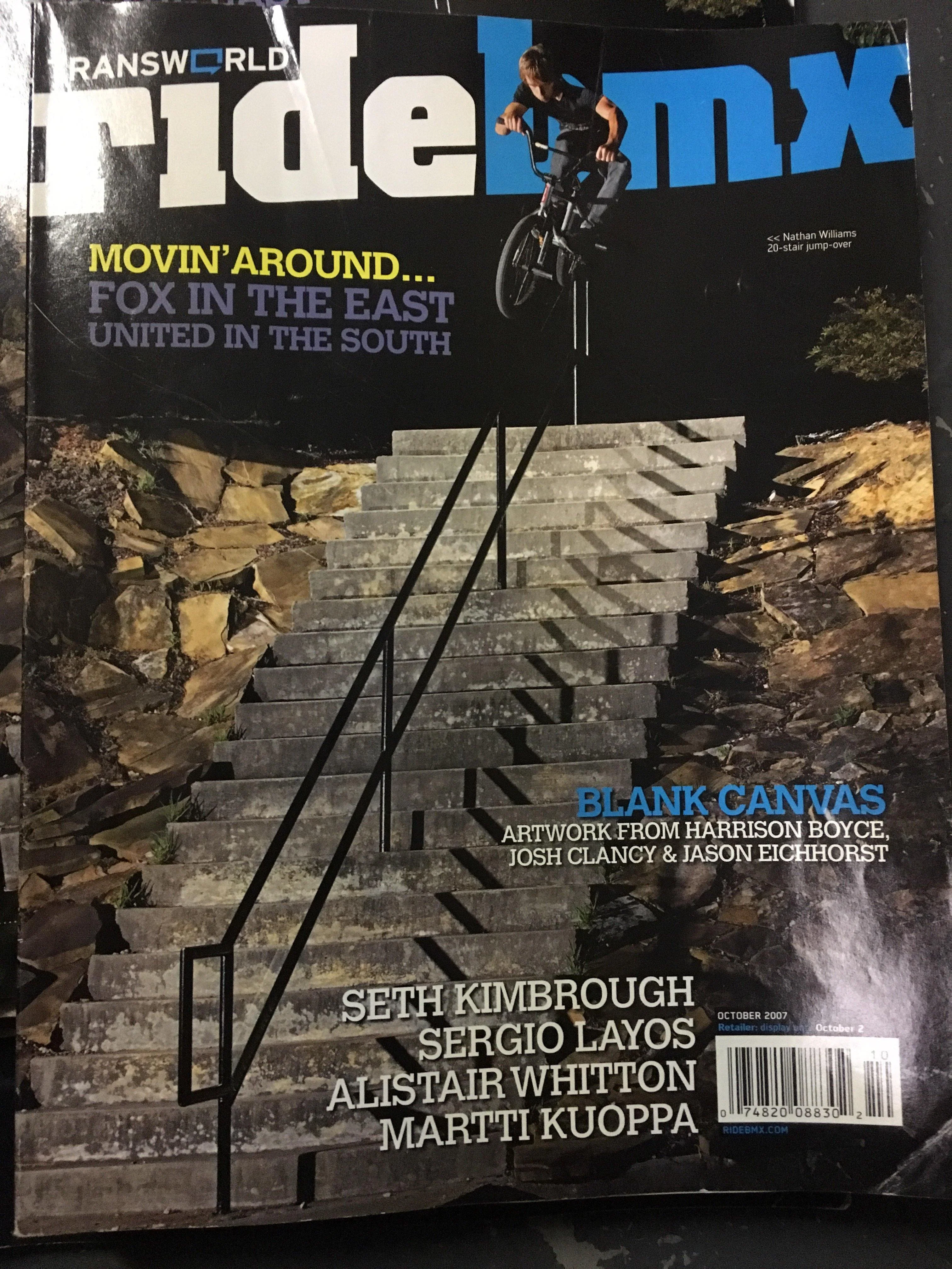 Ride Bmx magazine back issues 2007 - Image 9