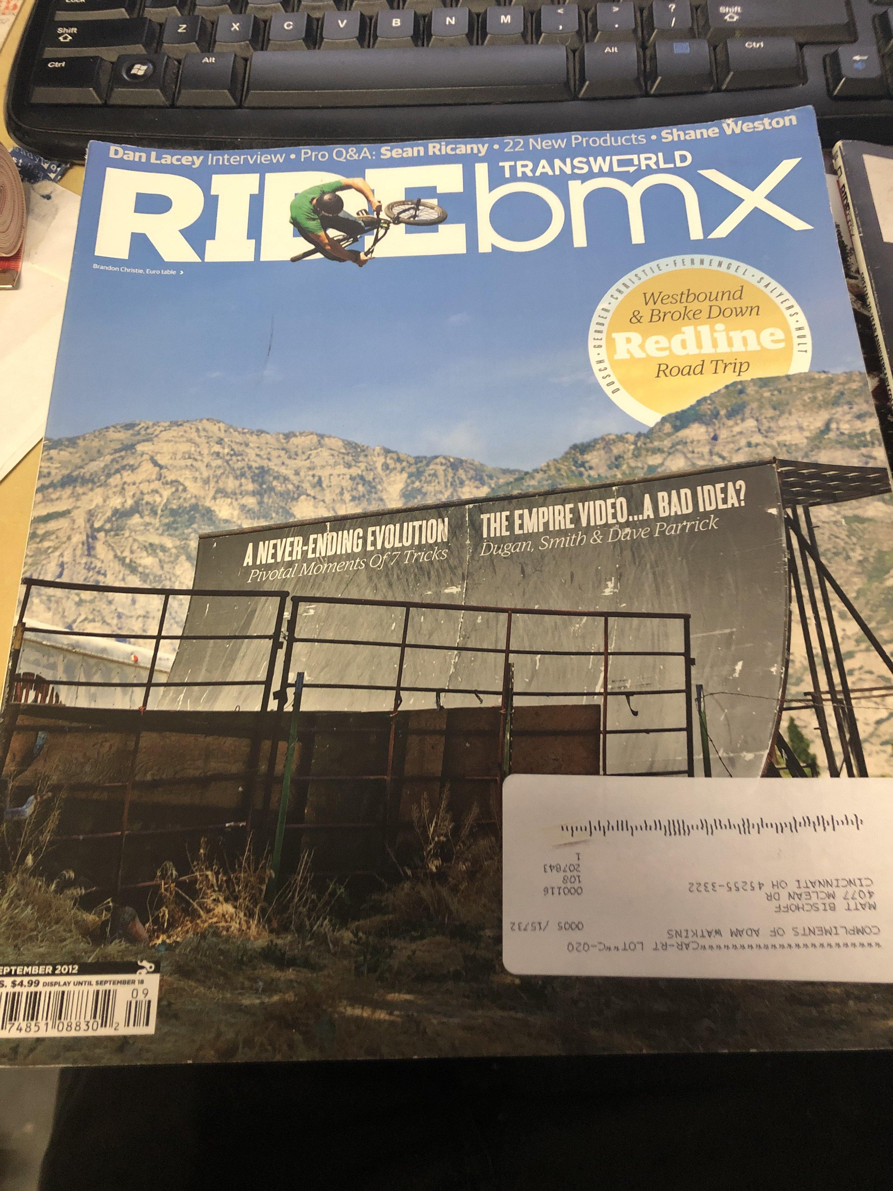 Ride BMX Magazine back issues 2012 - Image 3